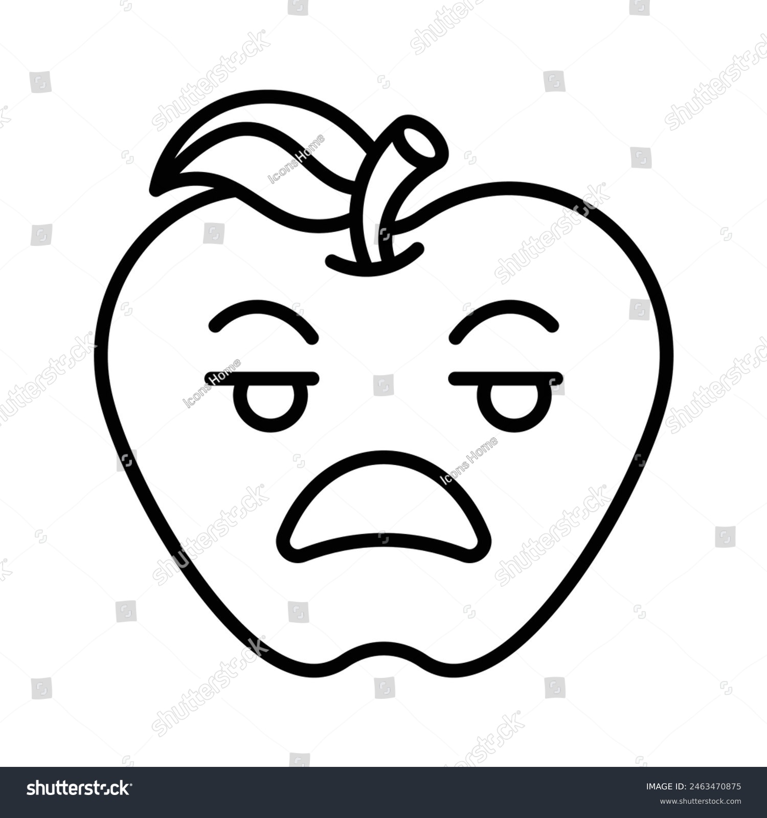 recommend clip art: Irritated emoji vector design, ready to use and download premium vector