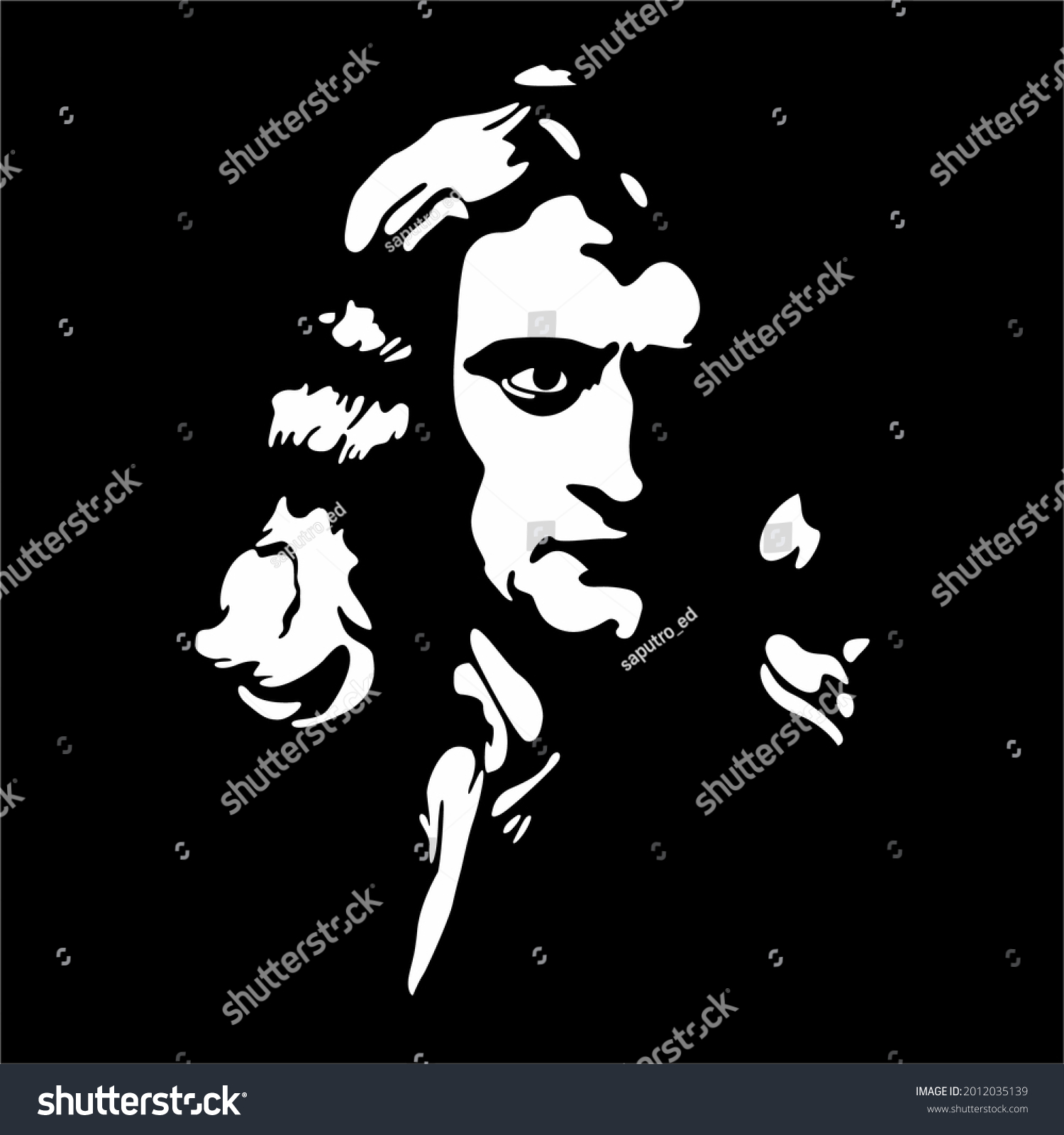 Isaac Newton English Physicist Mathematician Vector Stock Vector Royalty Free 2012035139 9996