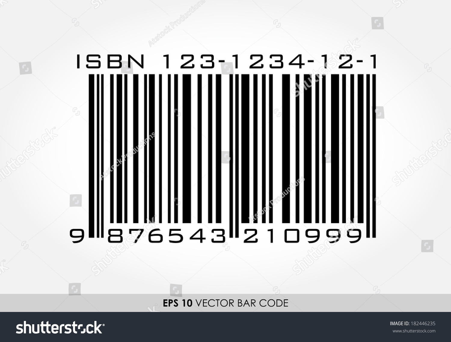 Image Vectorielle De Stock De Code Barres Isbn Pour Livres