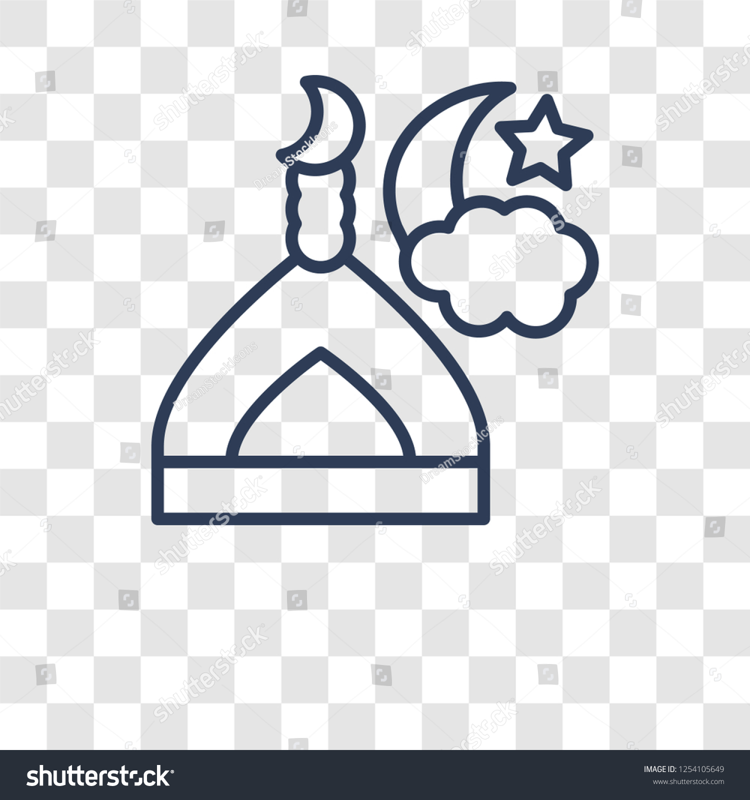 SVG of Isha icon. Trendy Isha logo concept on transparent background from Religion-2 collection svg