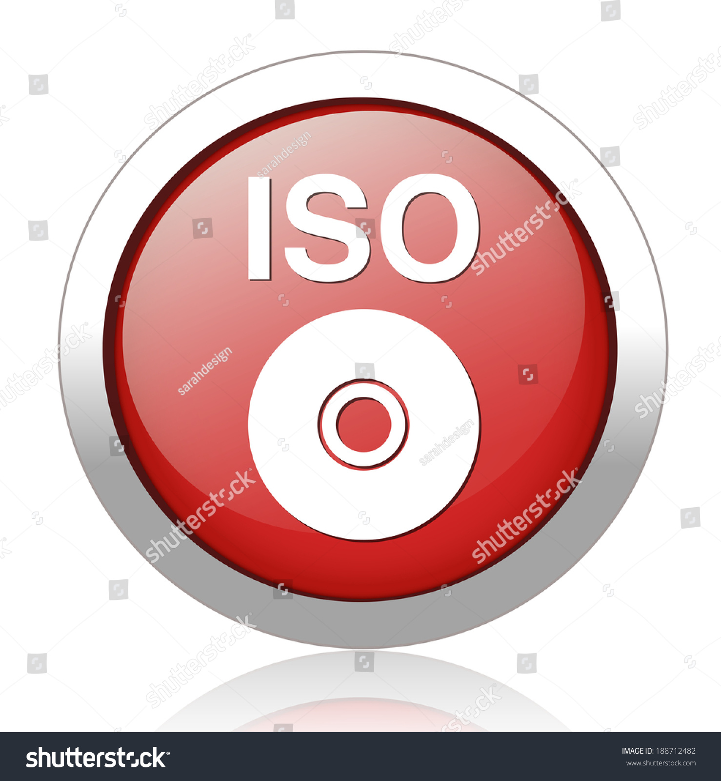 Iso Cd Dvd Button Stock Vector (Royalty Free) 188712482 | Shutterstock