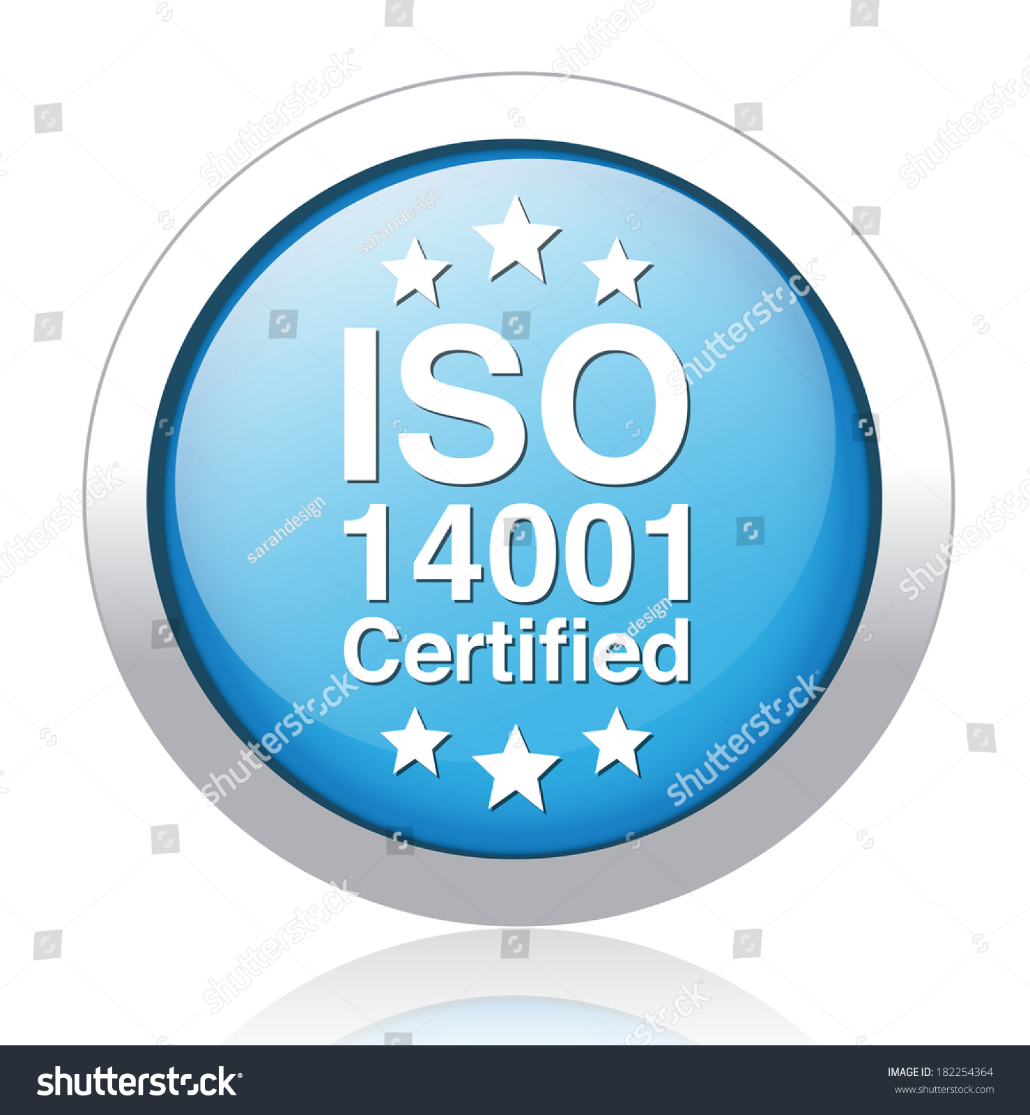 Iso 14001 Icon Stock Vector 182254364 - Shutterstock