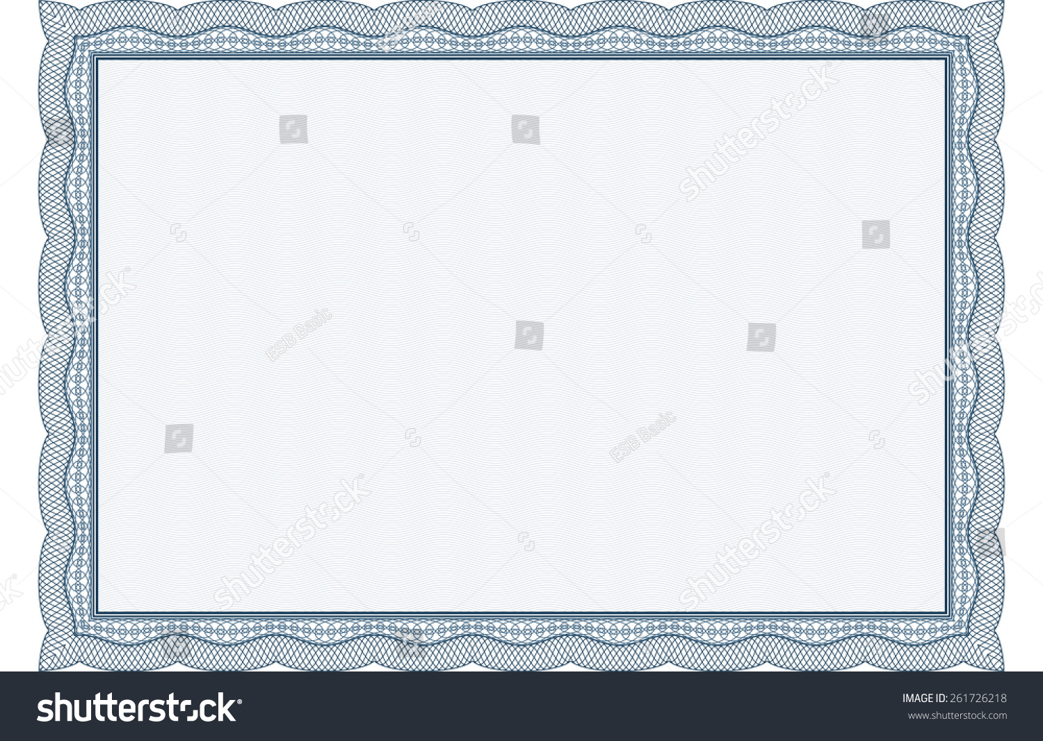 Blank_certificate Images, Stock Photos & Vectors | Shutterstock