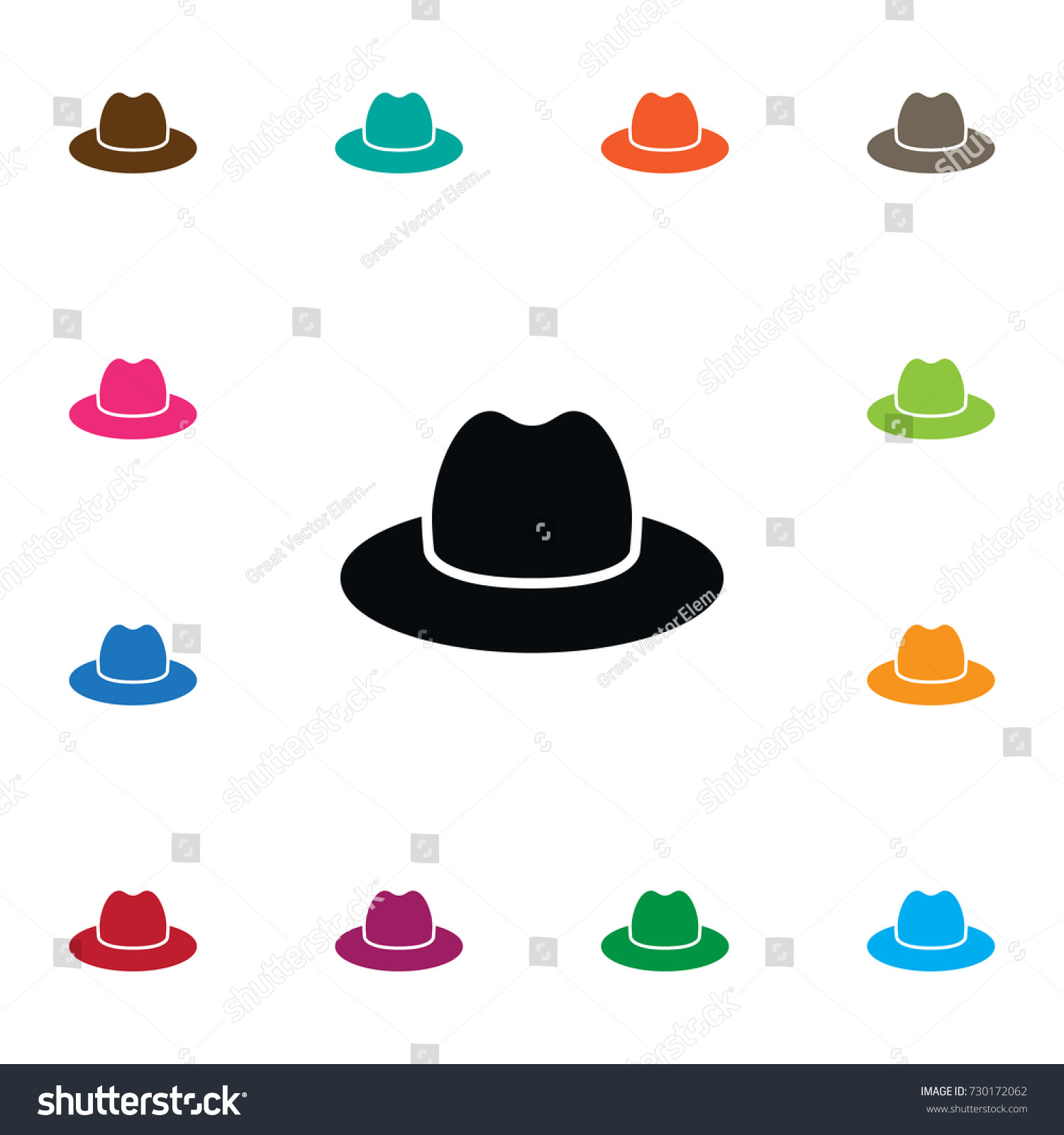 Isolated Cowboy Icon Gaucho Vector Element Stock Vector (Royalty Free ...