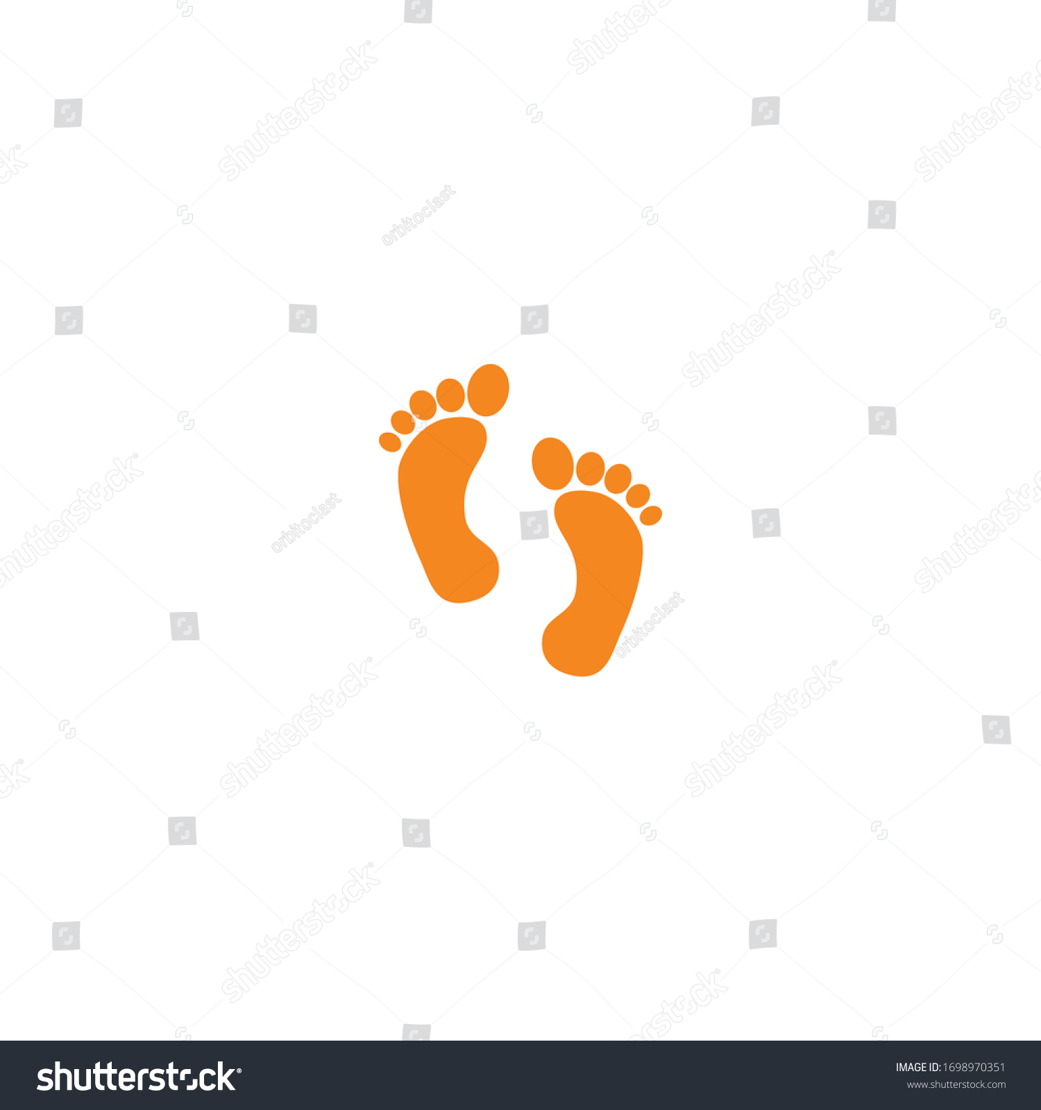 Isolated Footprint Emoji Emoticon Vector Icon Stock Vector Royalty isolated-footprint-emoji-emoticon-vector-icon-stock-vector-royalty