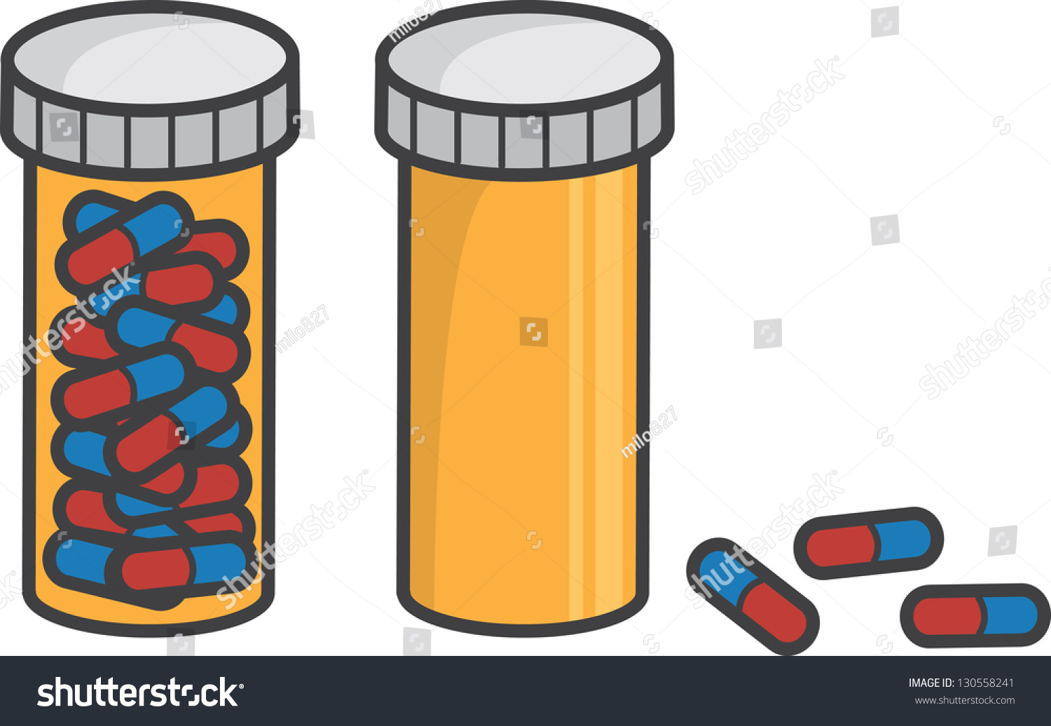 Worksheet Full And Empty isolated pill bottle full empty stock vector 130558241 shutterstock and empty