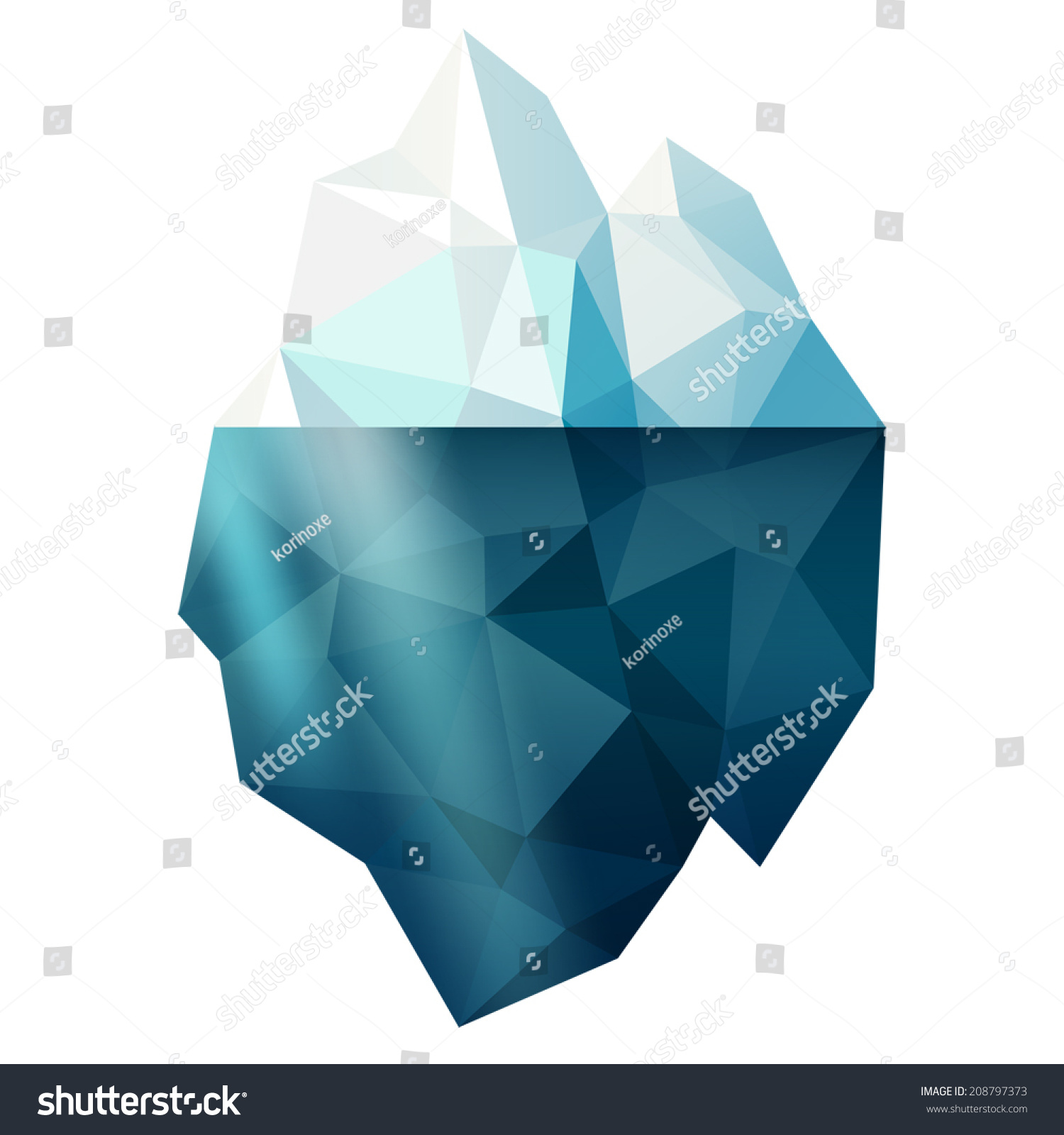 690 Geometry iceberg Images, Stock Photos & Vectors | Shutterstock