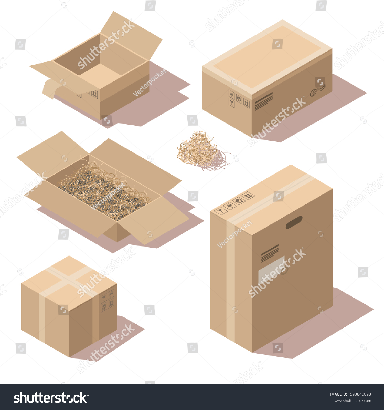 empty boxes for shipping