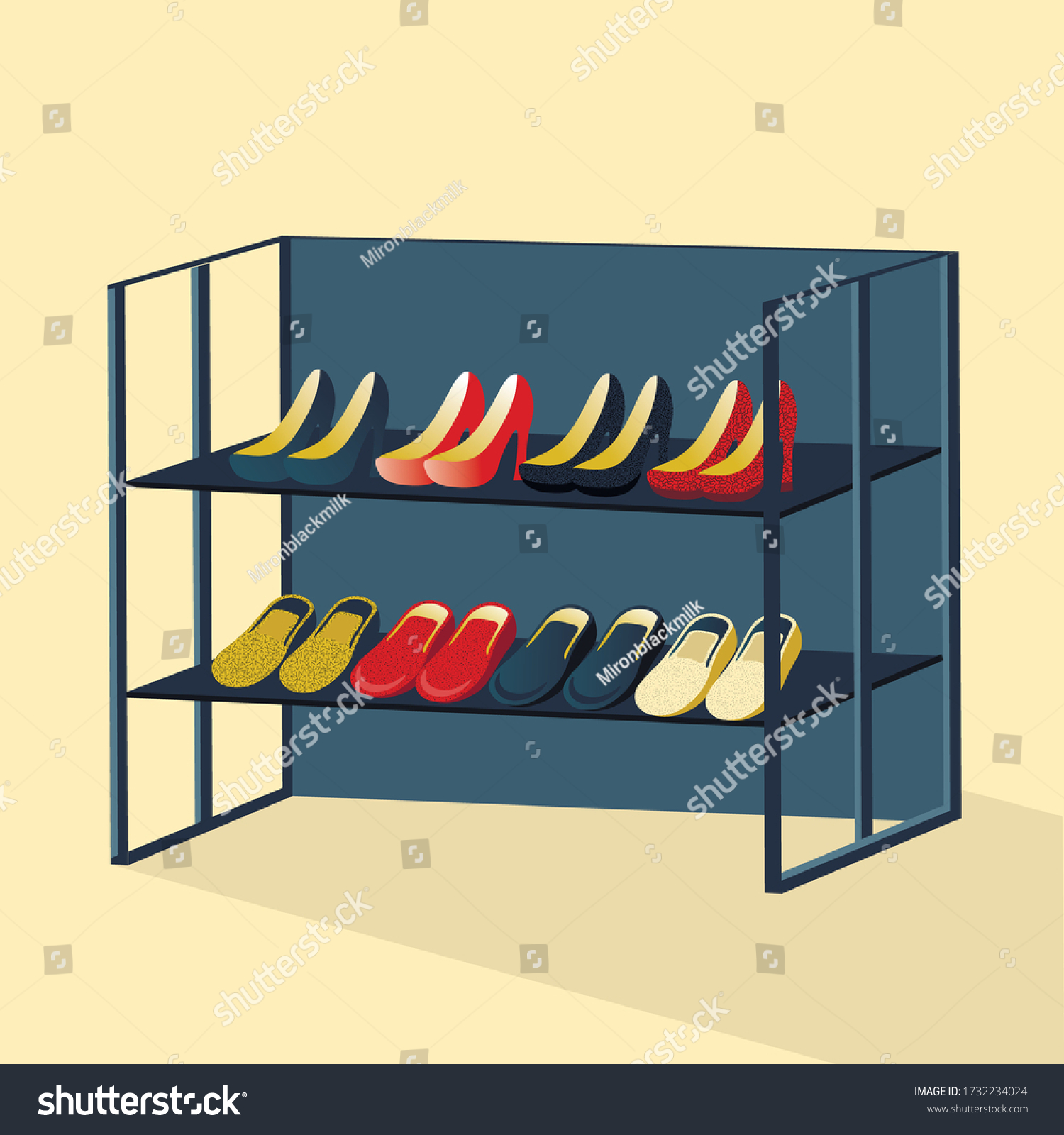 fashionable shoe rack