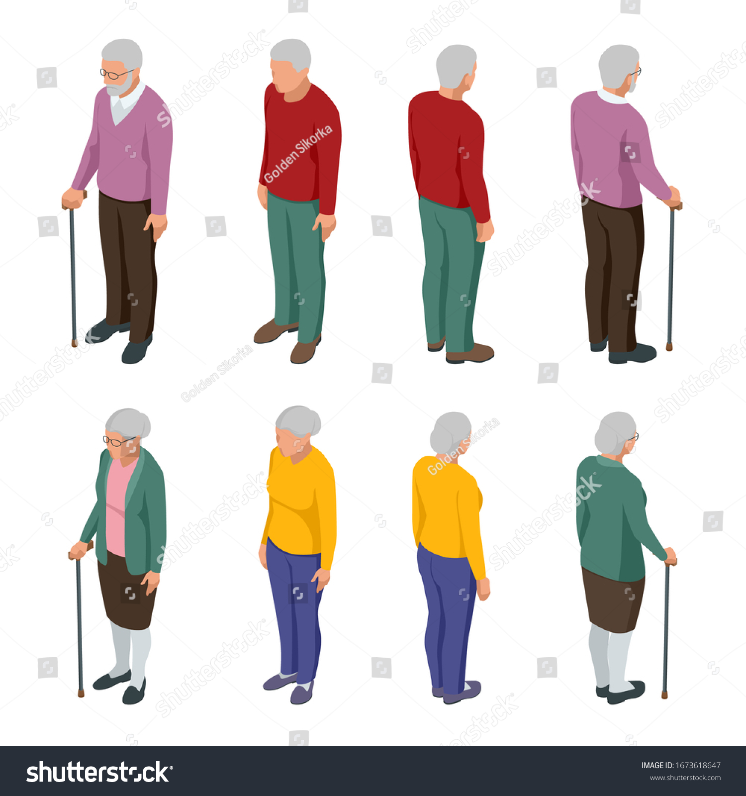 510 3 old ladies Stock Illustrations, Images & Vectors | Shutterstock