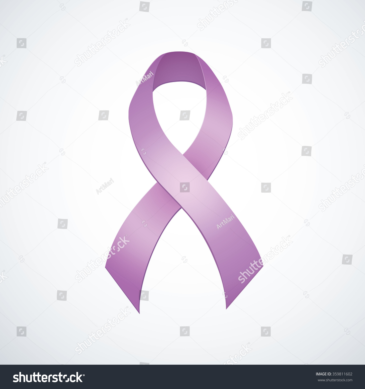 SVG of Issue logo loop symbolic concept problem of epilepsy, eating concern, craniofacial, esophageal, pulmonary hypertension, all kinds of tumors. Global icon bow light lilac color emblem isolated on white svg