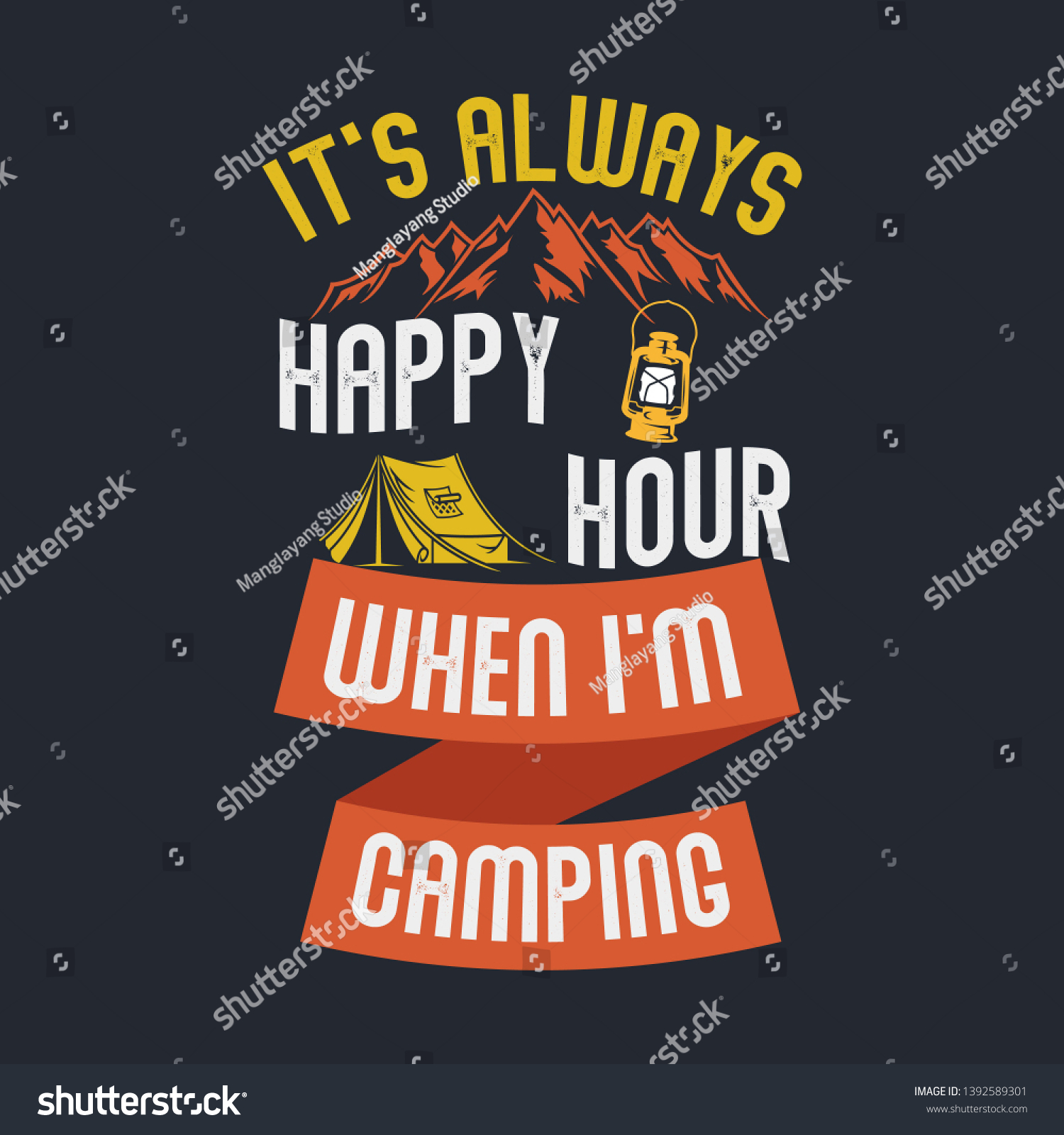 t shirts with camping sayings