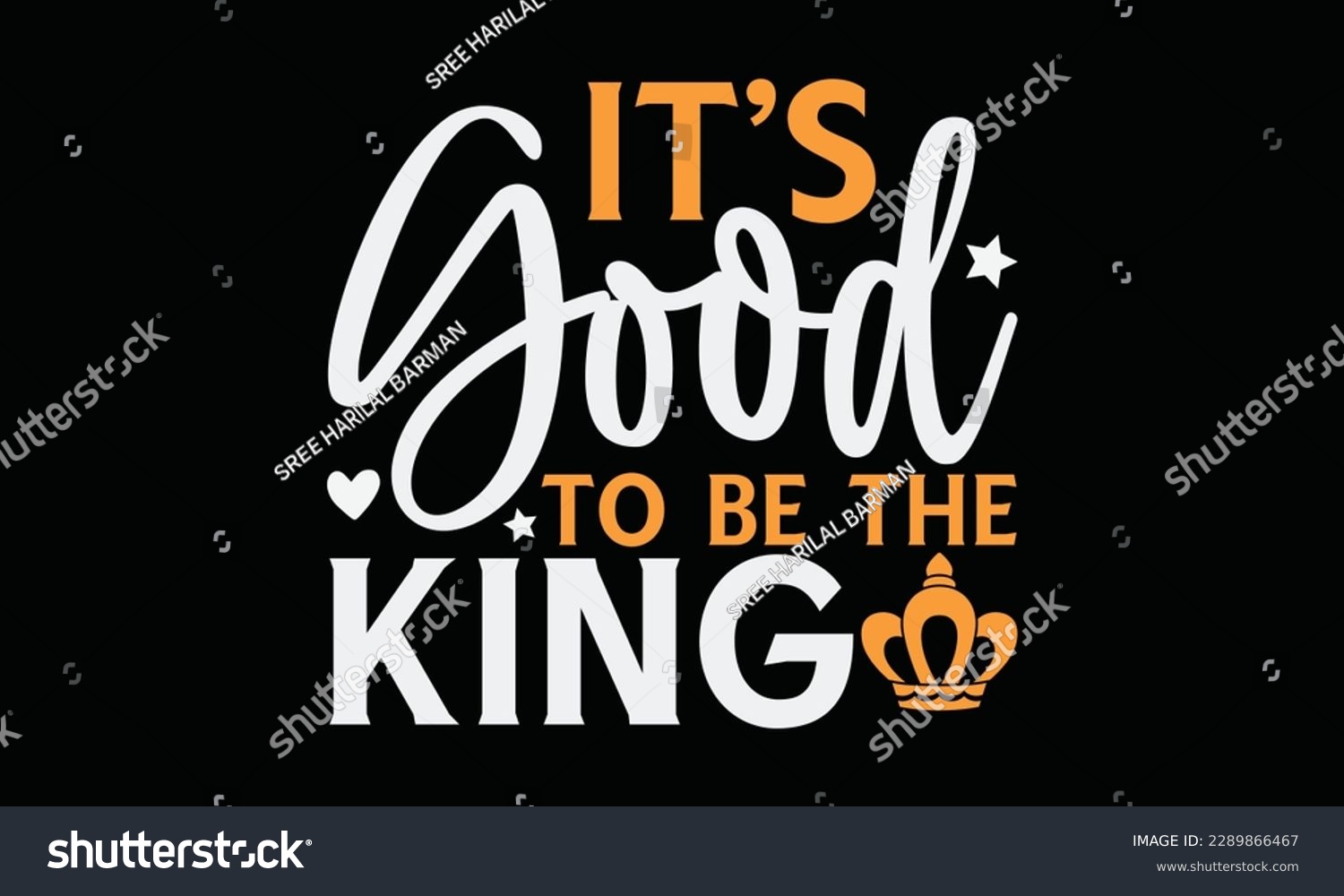 SVG of It’s good to be the king - Chess svg typography T-shirt Design, Handmade calligraphy vector illustration, template, greeting cards, mugs, brochures, posters, labels, and stickers. EPA 10. svg