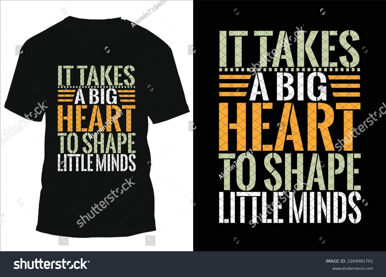 SVG of It takes a big heart to shape little minds T-shirt vector. svg