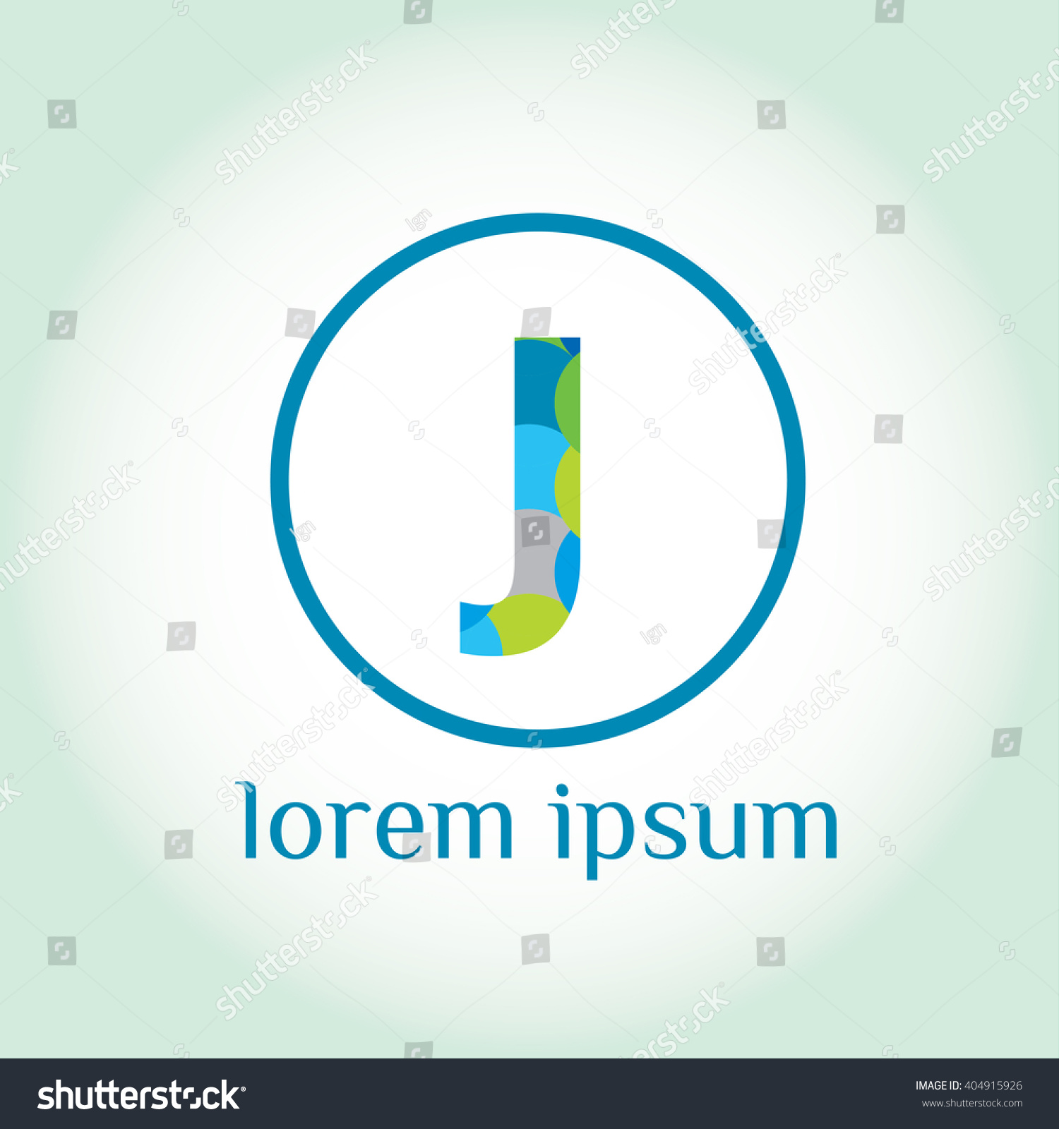 J Letter Vector Logo Stock Vector Royalty Free Shutterstock