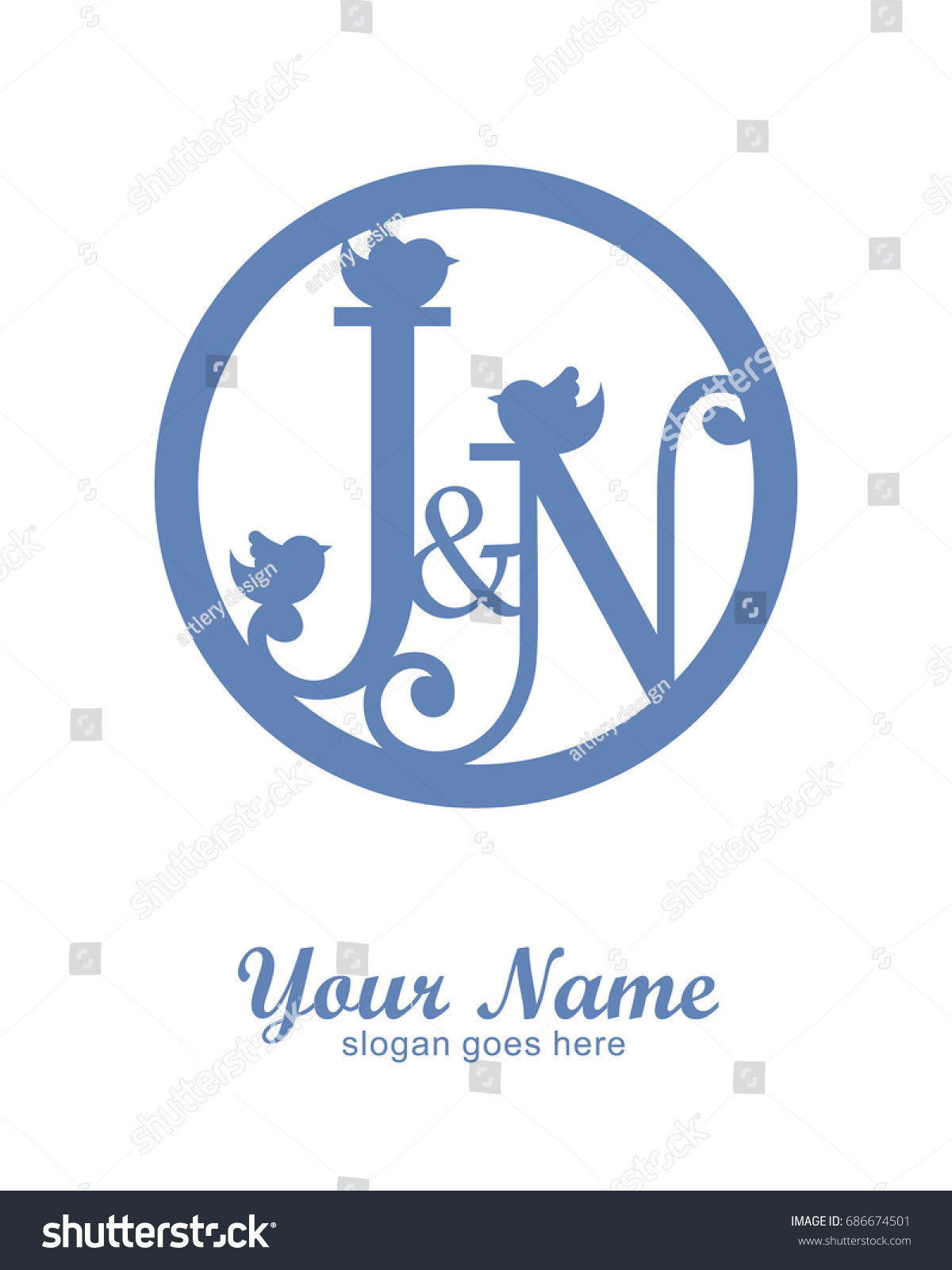 Wedding Jn Logo Design