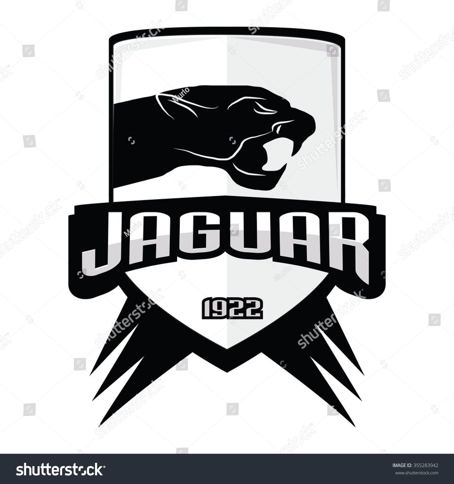 Jaguar Logos Stock Vector (Royalty Free) 355283942