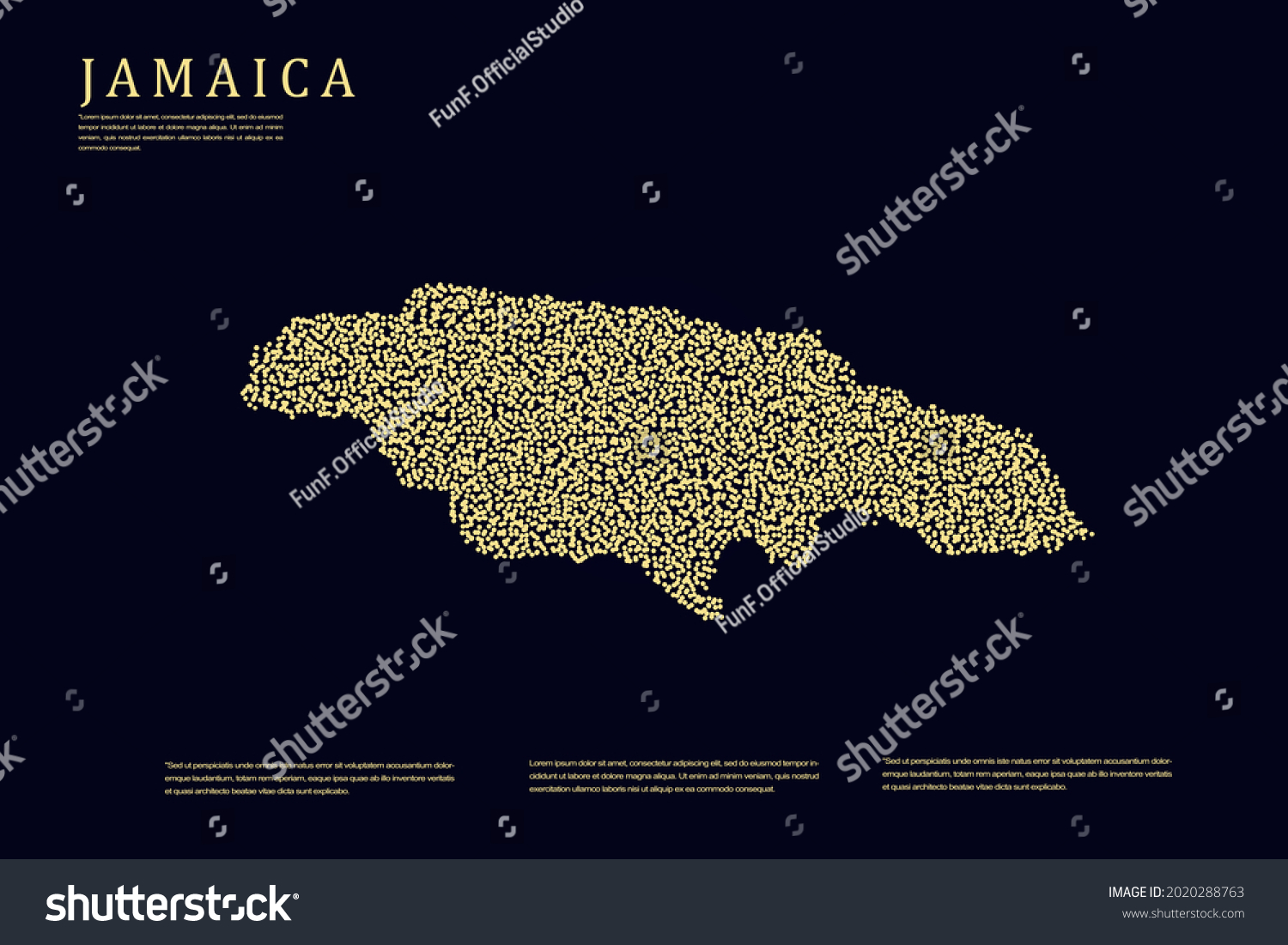 Jamaica Map World Map International Vector Stock Vector (Royalty Free) 2020288763