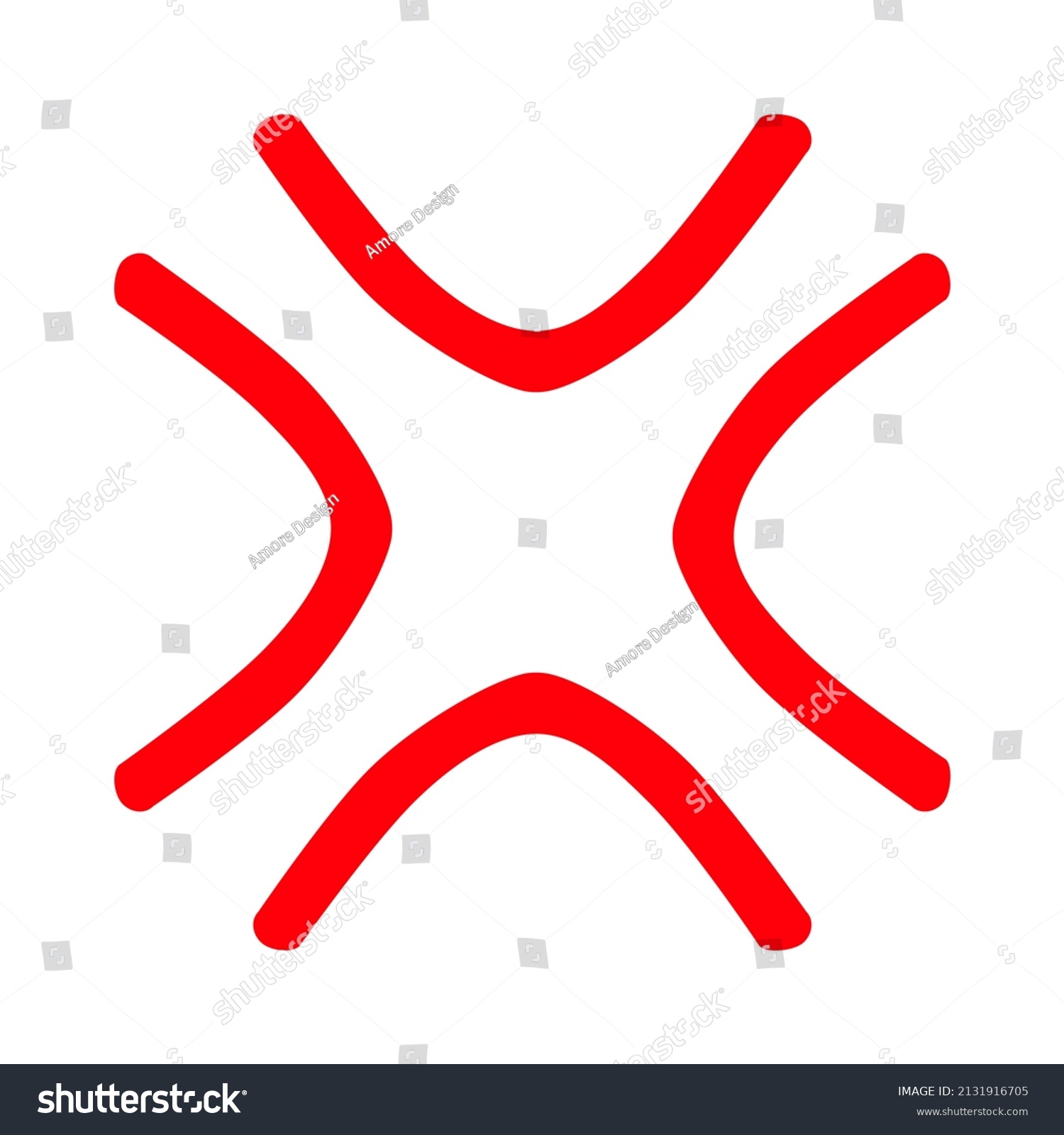 Japan Anger Mark Ai Eps Stock Vector (Royalty Free) 2131916705 ...