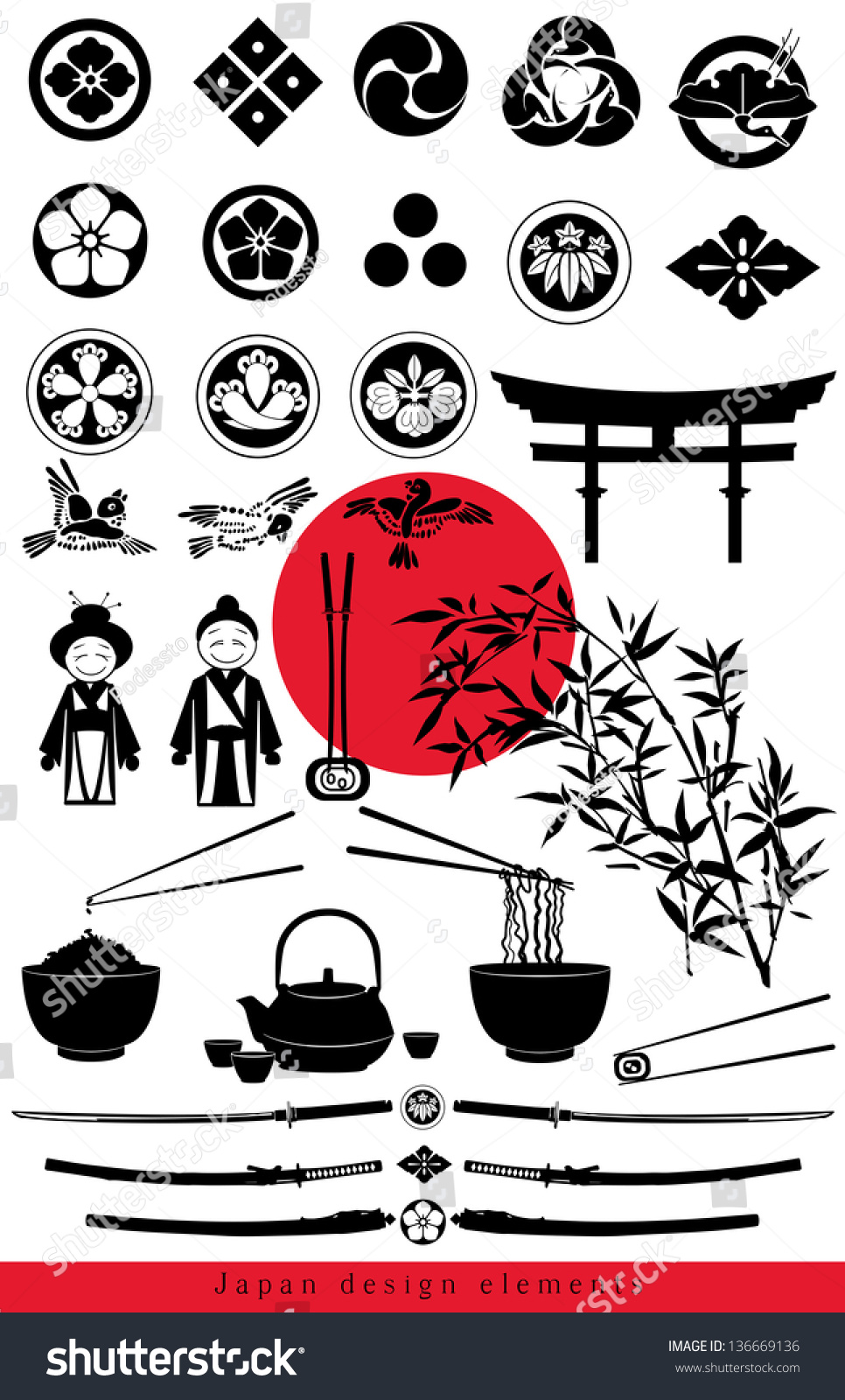 Japanese Design. Motifs On Japanese Pottery Japanese Mon Family ... Japanese Design. Motifs On Japanese Pottery Japanese Mon Family ...