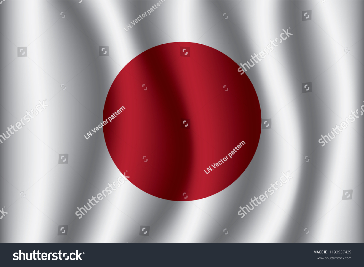 Japan Flag Background Cloth Texture Japan Stock Vector (Royalty Free ...