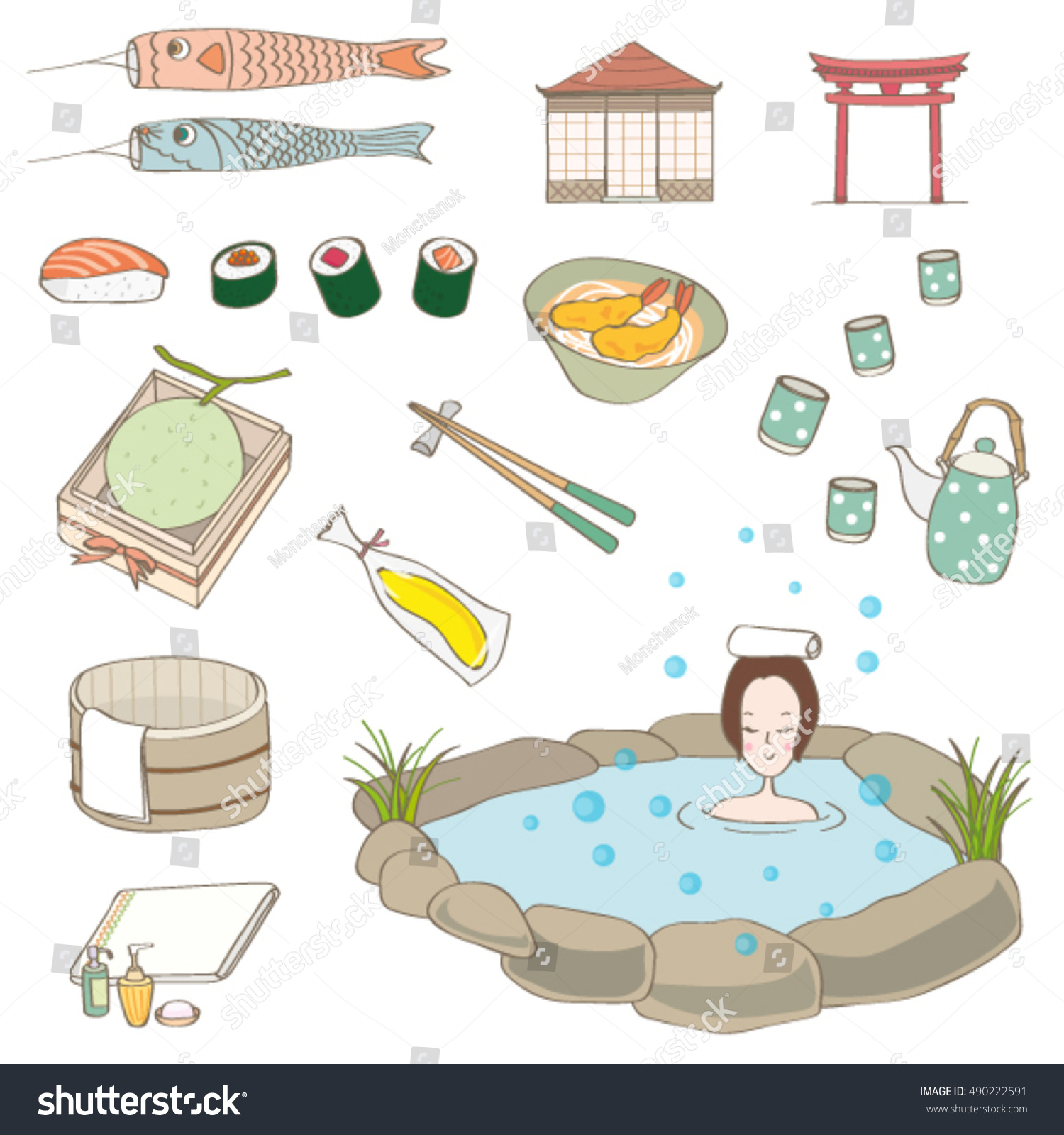 Japanese girl bath