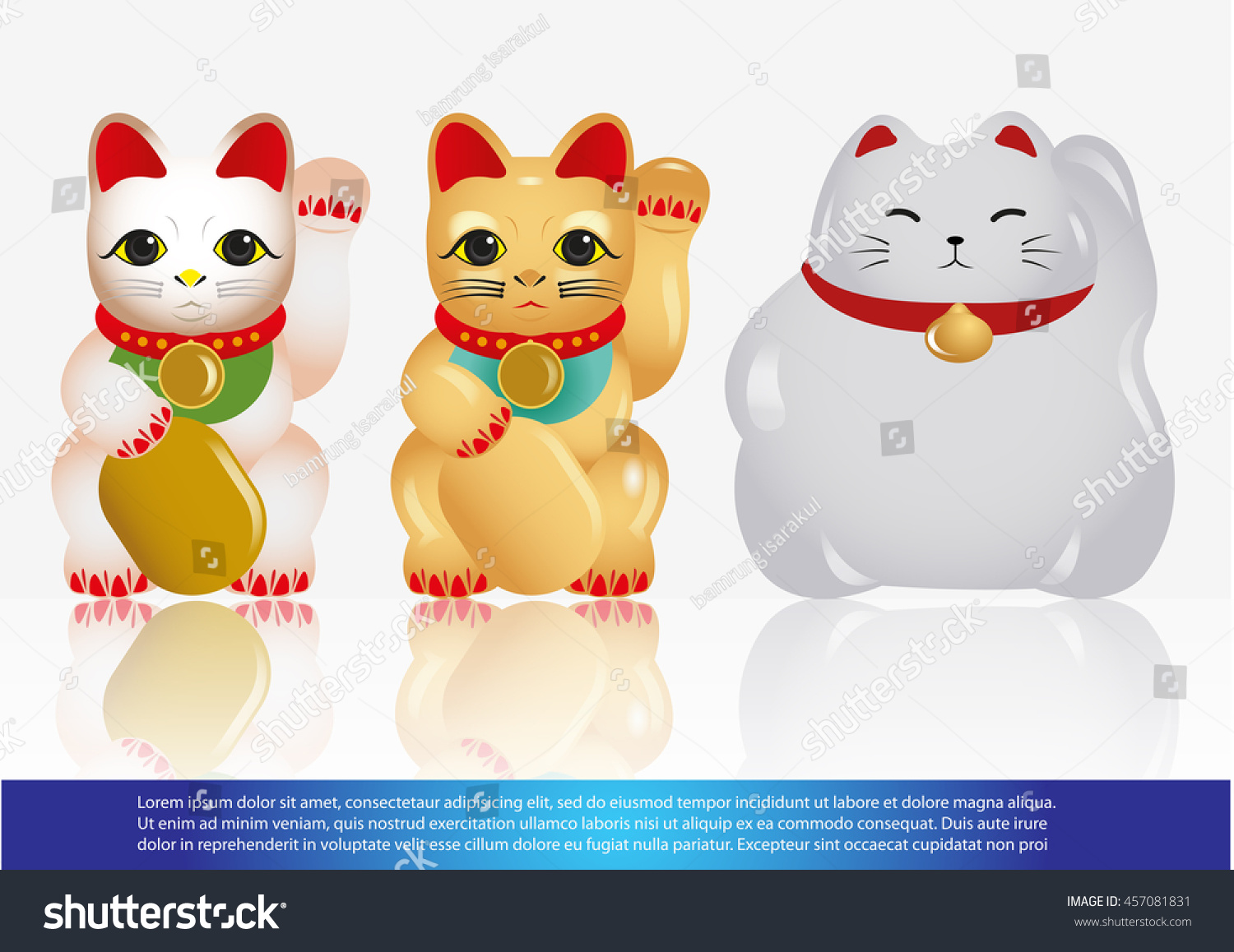 SVG of Japanese lucky cat ,maneki neko lucky cat japan.vector illustration svg