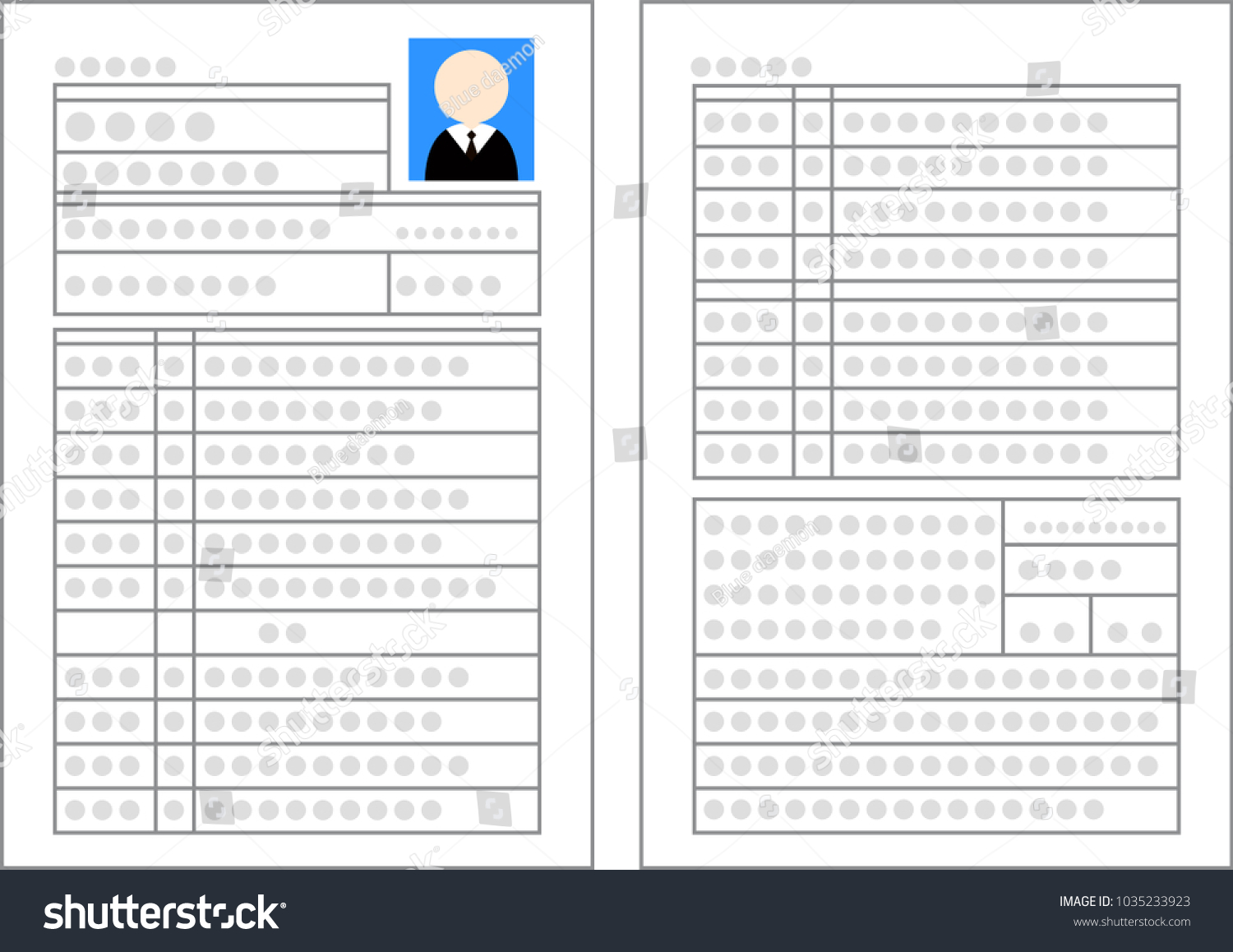 resume Japanese Resume japanese resume whole surface stock vector 1035233923 shutterstock surface