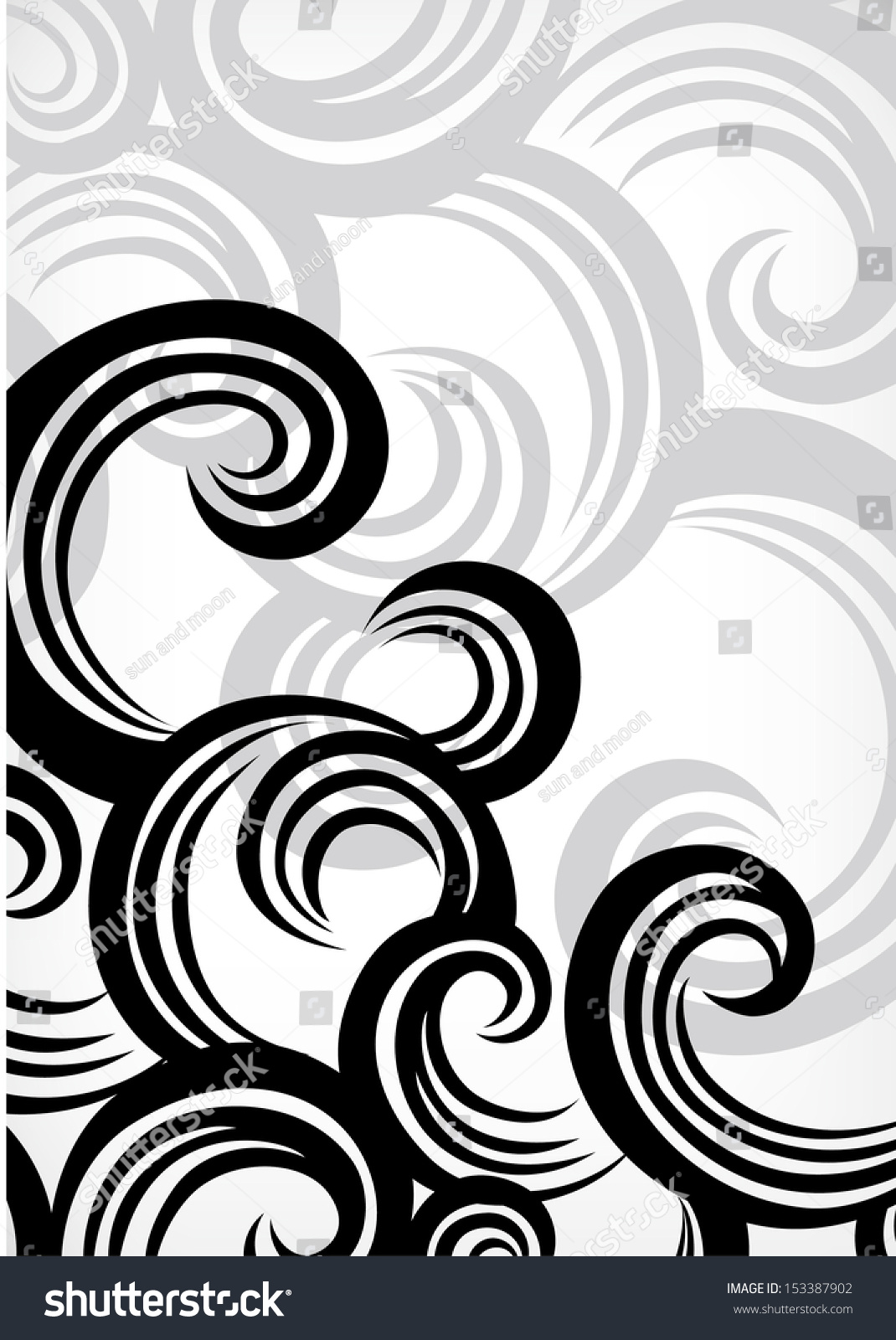 Japanese Tribal Pattern Stock Vector Illustration 153387902 : Shutterstock