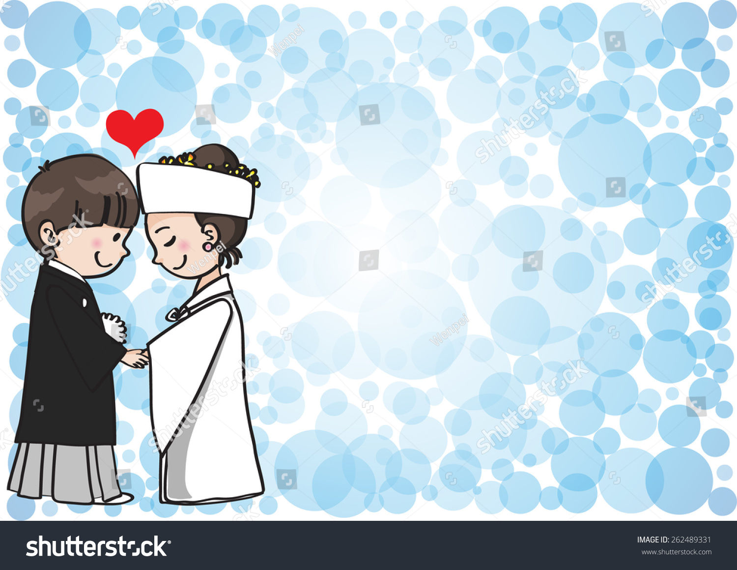 Japanese Wedding Greeting Card Border Japanese Wedding Greeting Card Border