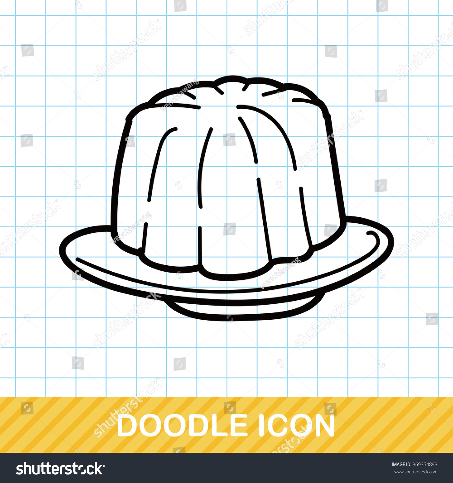 Jelly Doodle Stock Vector (Royalty Free) 369354893