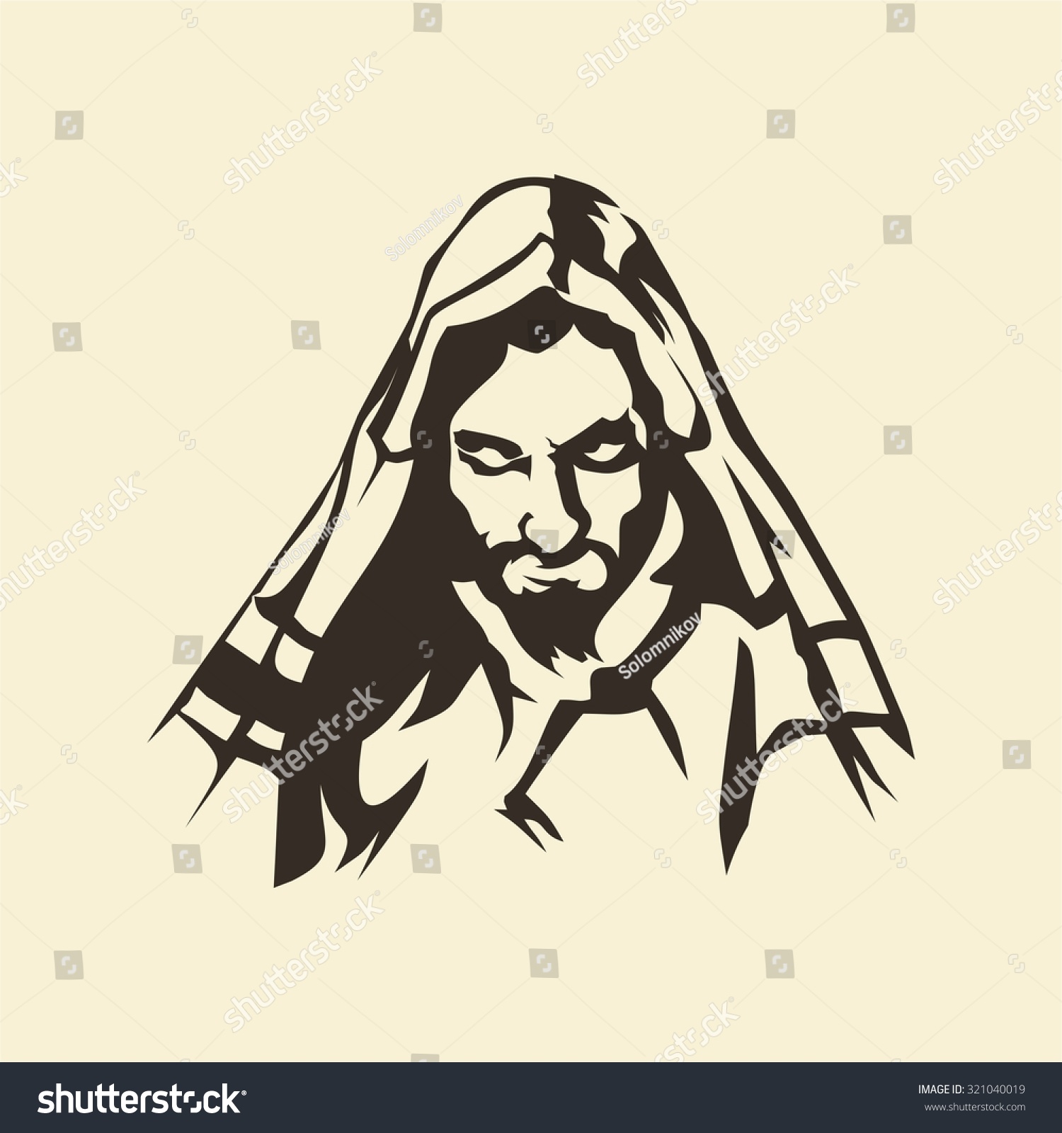 Jesus Stock Vector Illustration 321040019 : Shutterstock