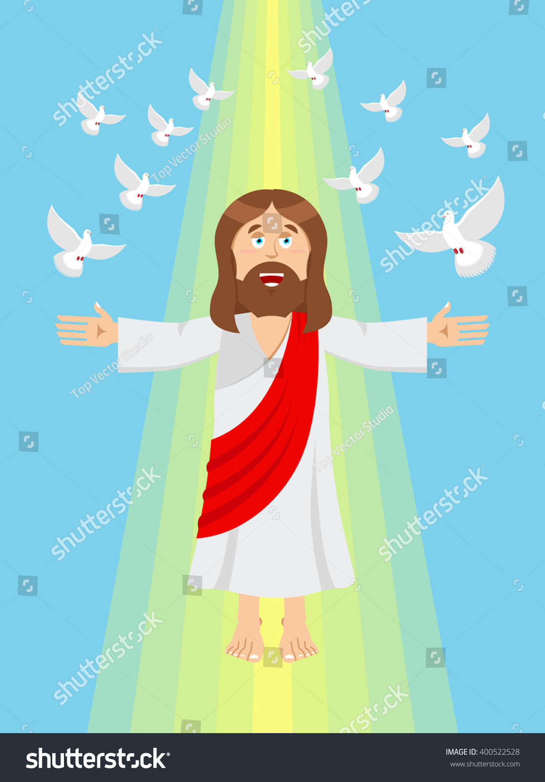 clipart jesus in heaven - photo #7