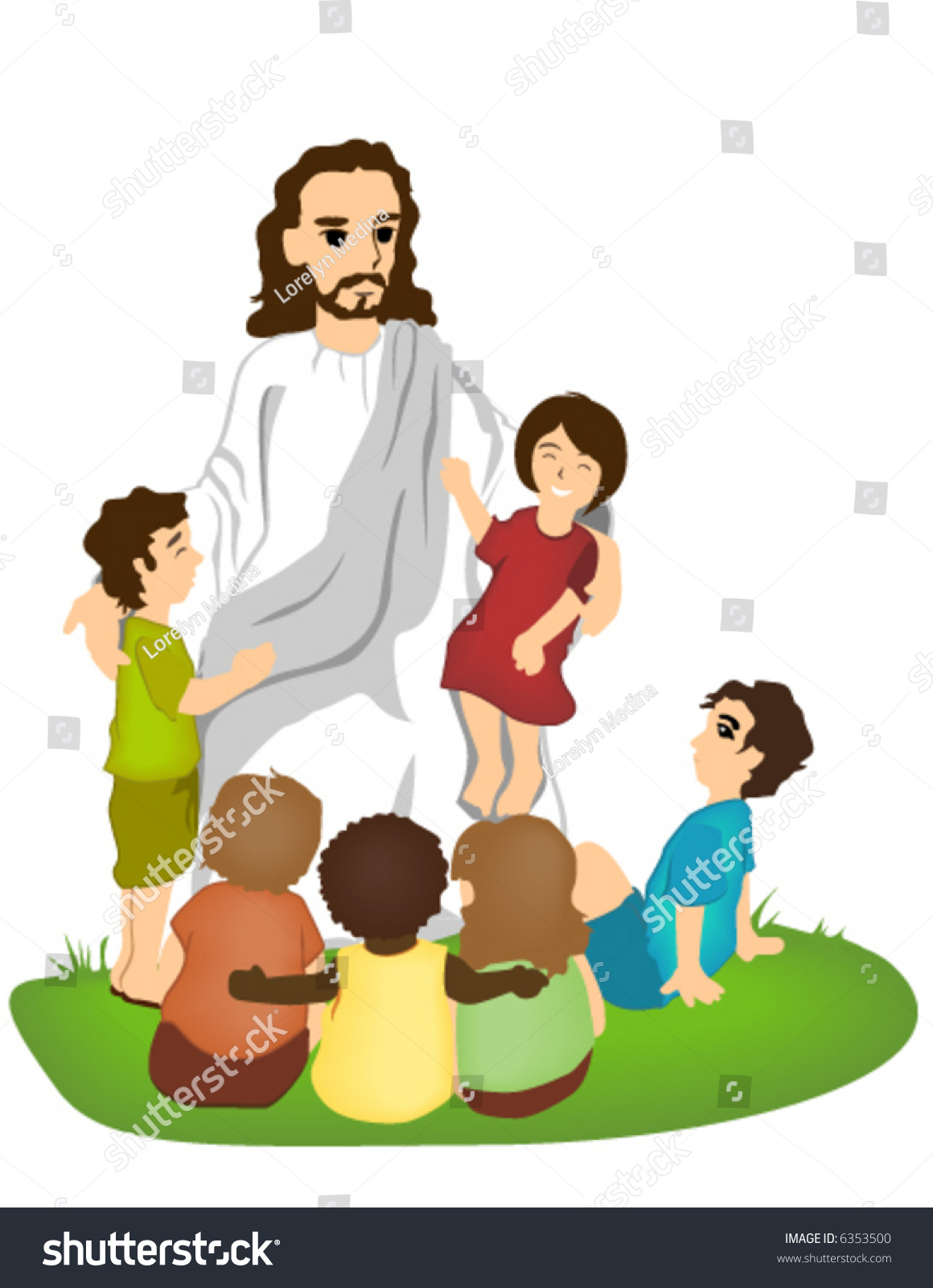 Jesus Talking Clip Art