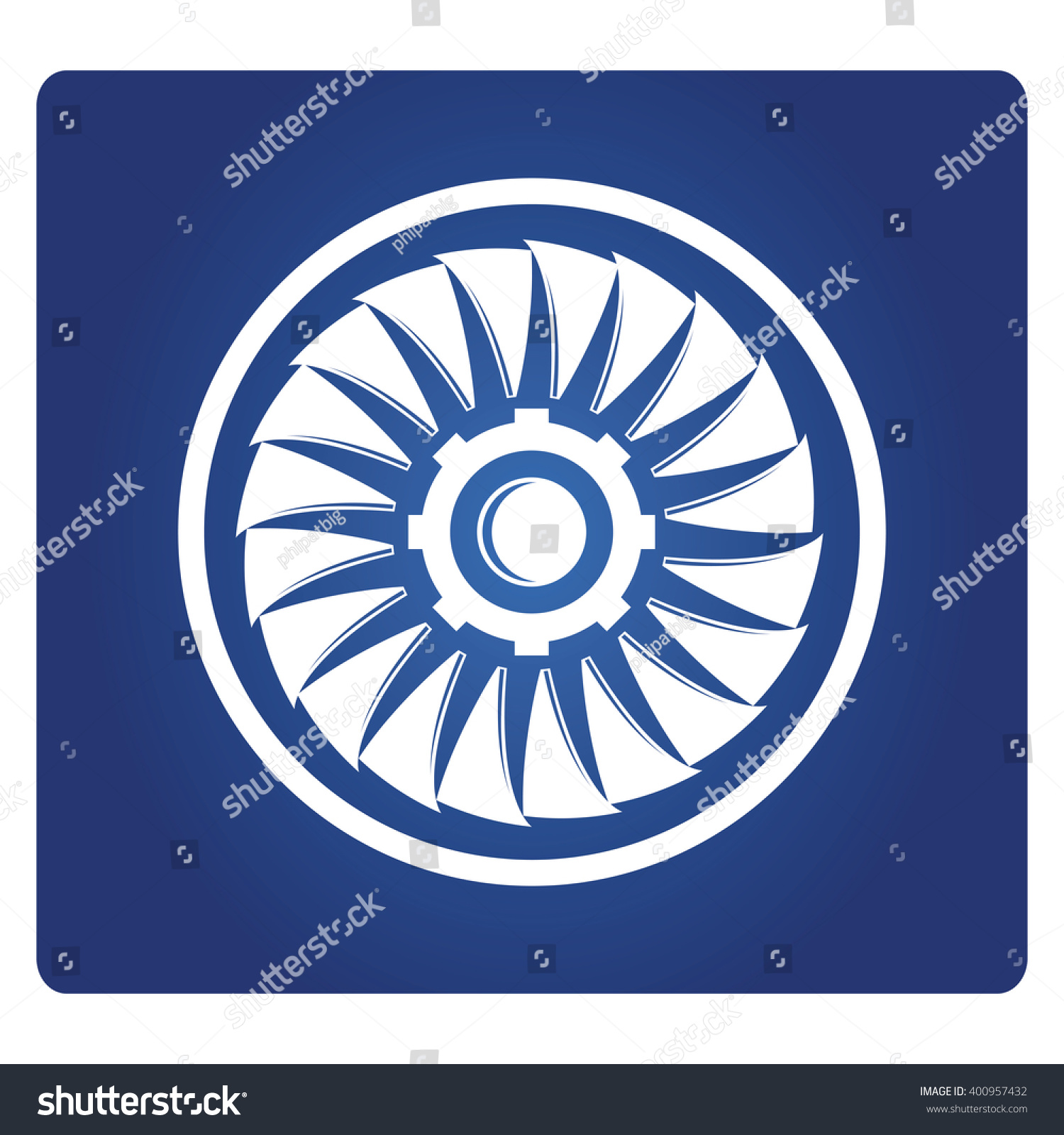 Jet Engine Turbine Stock Vector (Royalty Free) 400957432 - Shutterstock