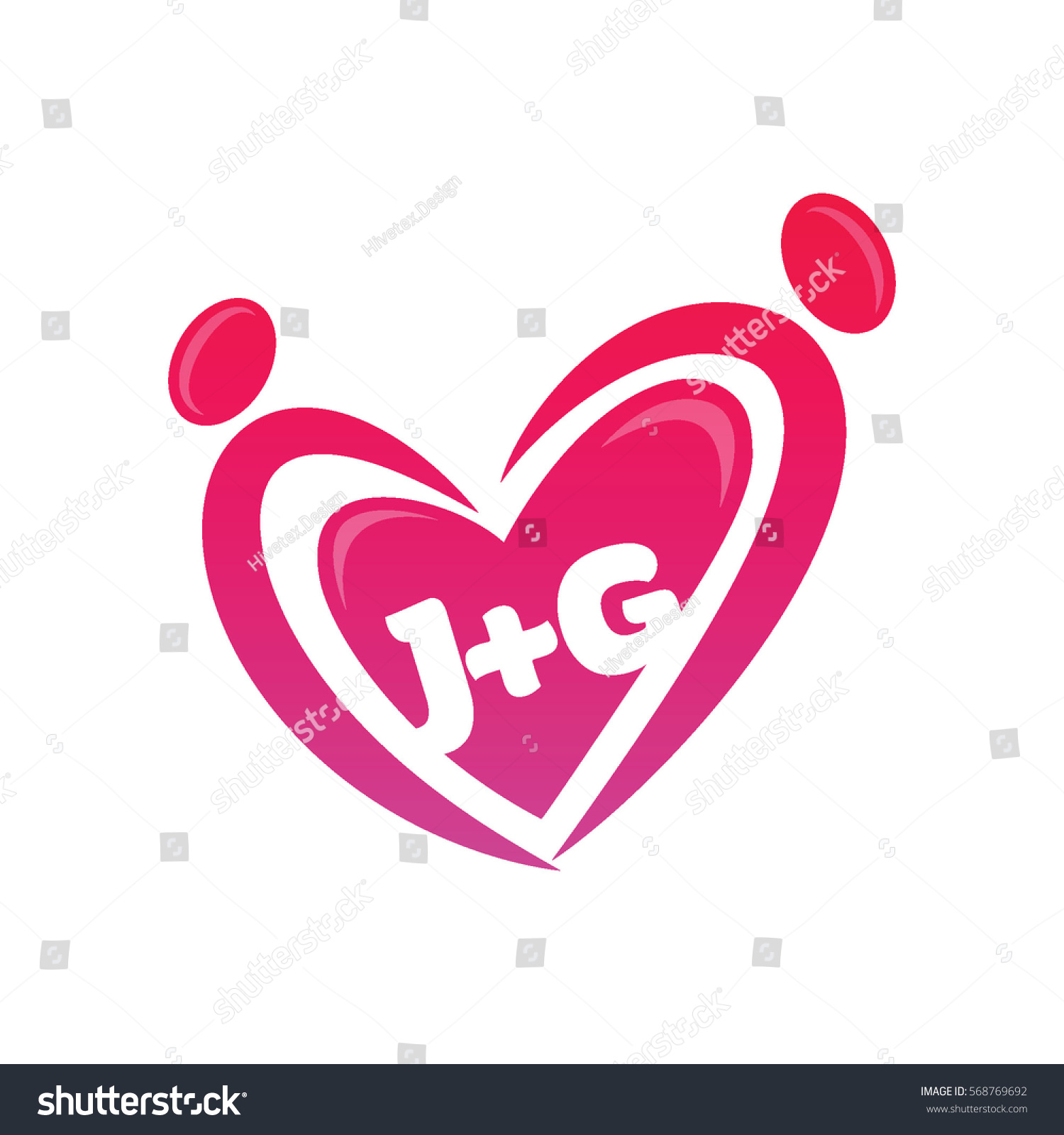 Jg Logo Stock Vector Royalty Free