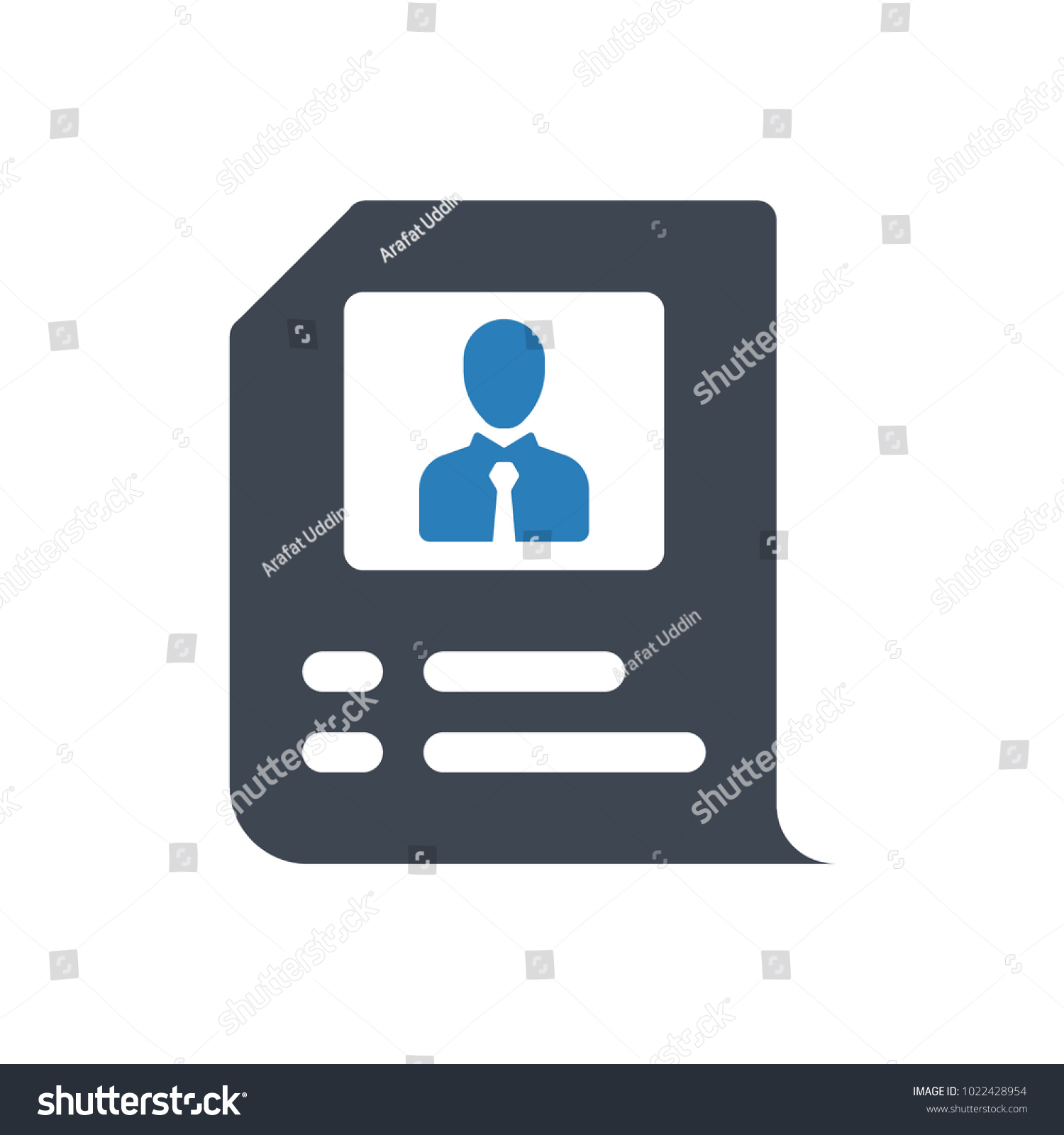 Job Application Icon Stock Vector (Royalty Free) 1022428954 | Shutterstock