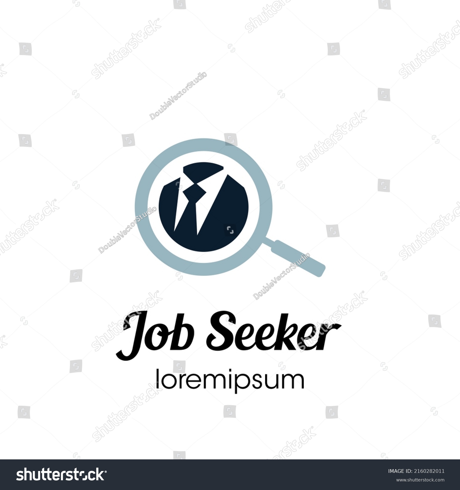 Job Seeker Logo Symbol Template Design Stock Vector Royalty Free 2160282011 Shutterstock 1782