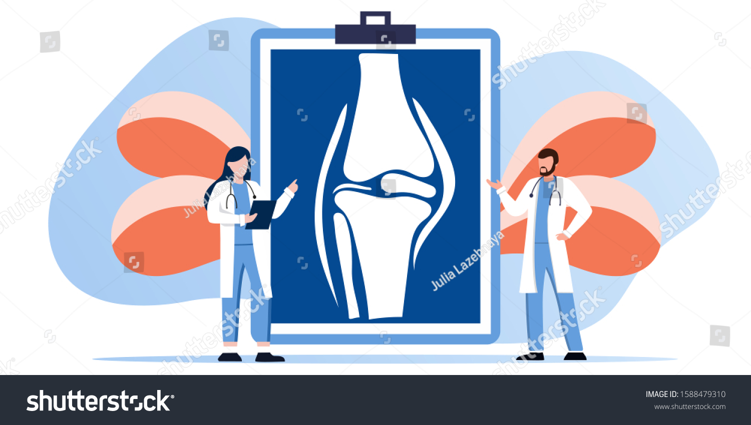 Joint Bone Health Action Week Osteoporosis Stock Vector (Royalty Free ...