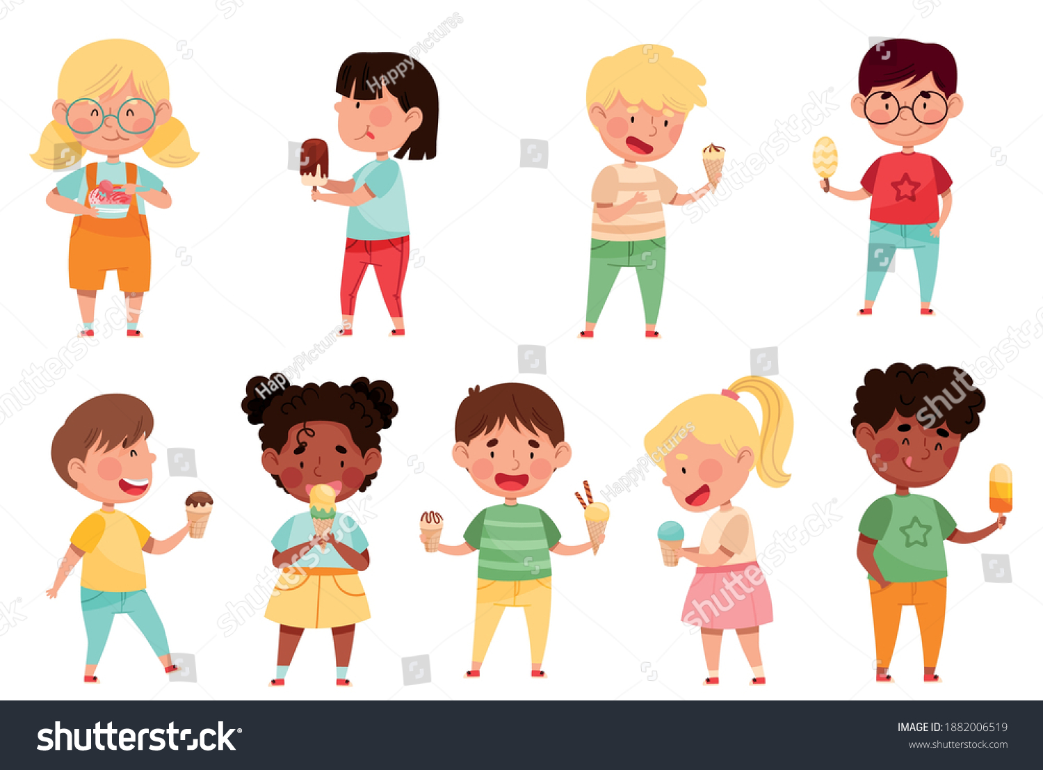 164 Little girl popsicle Stock Illustrations, Images & Vectors ...