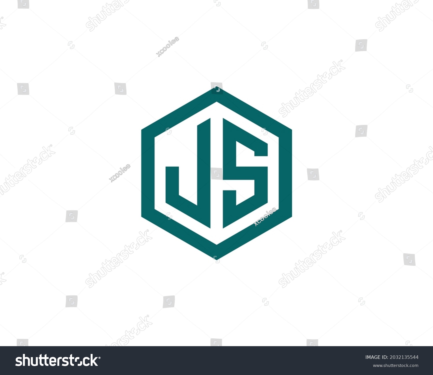 Js Logo Design Vector Template: เวกเตอร์สต็อก (ปลอดค่าลิขสิทธิ์ ...