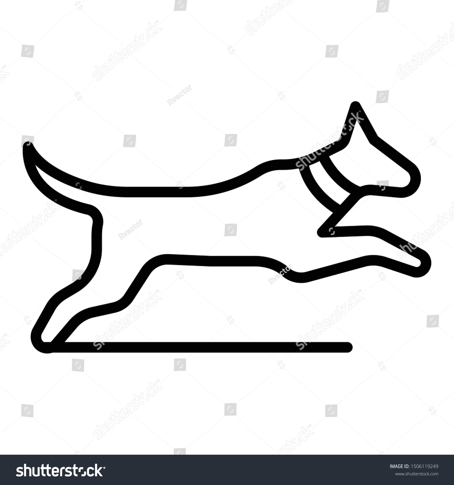 ジャンプする犬のアイコン 白い背景にウェブデザイン用のアウトラインジャンプ犬のベクター画像アイコン のベクター画像素材 ロイヤリティフリー ジャンプする犬のアイコン 白い背景にウェブデザイン用のアウトラインジャンプ犬のベクター画像アイコン のベクター画像素材 ロイヤリティフリー