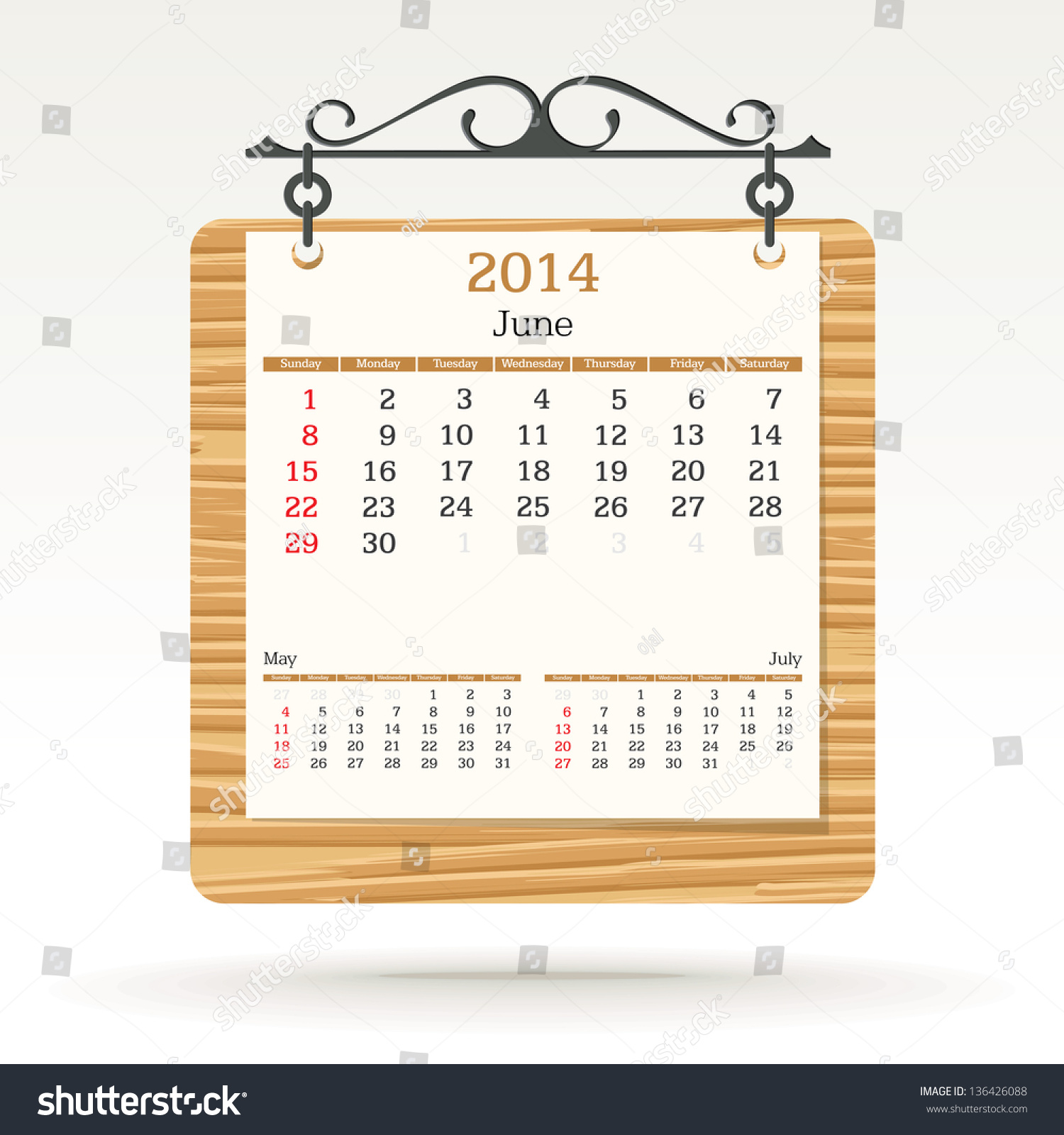 Calendar Month Of June 2014 Calendar June 2014