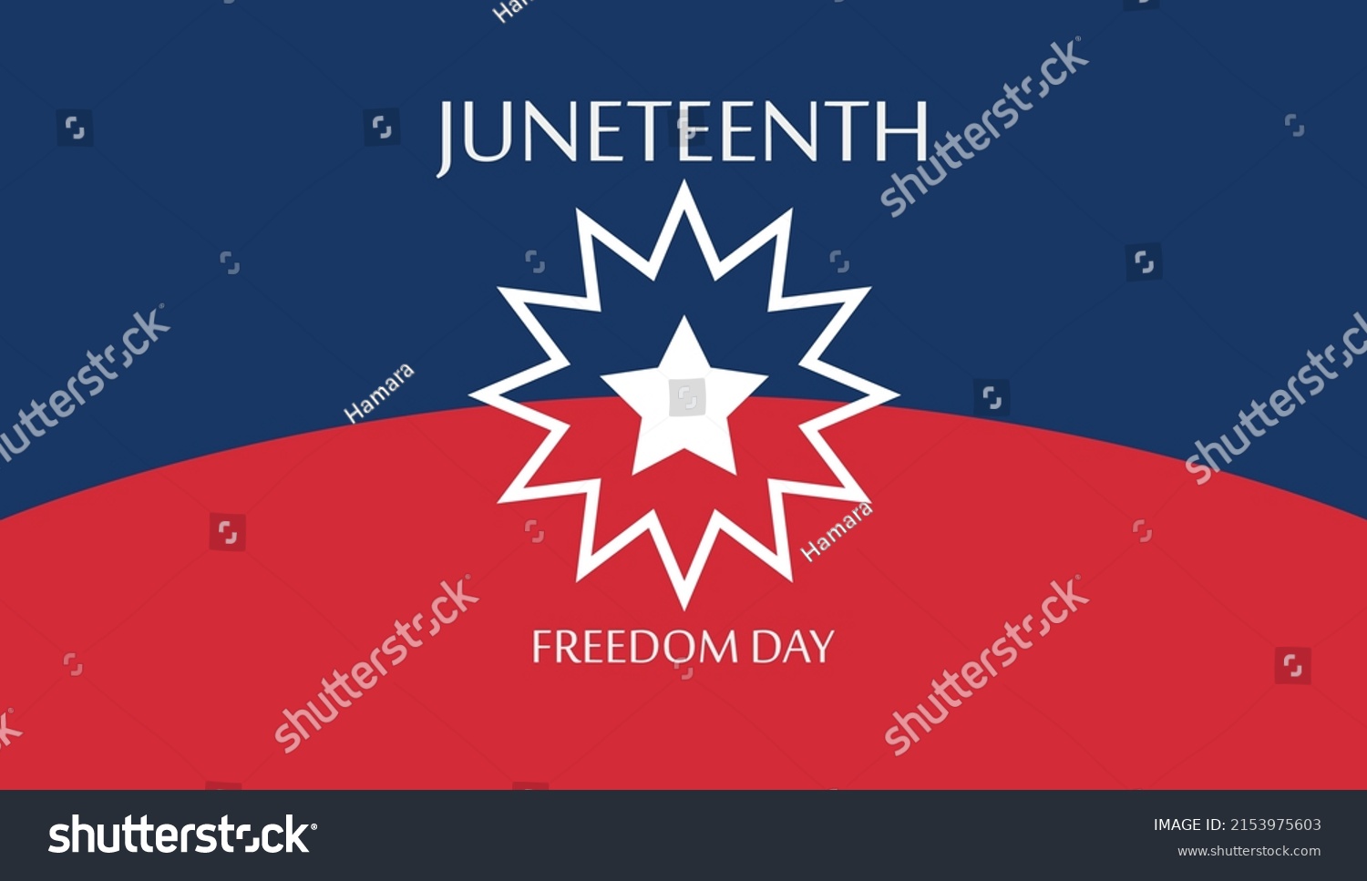 Juneteenth Flag Color Since 1865 Design Stock Vector (Royalty Free ...