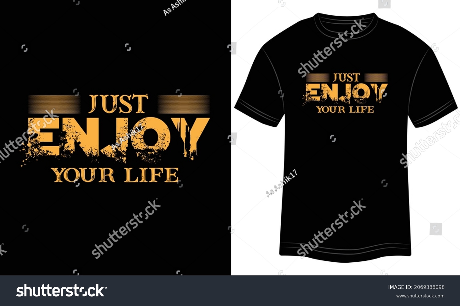 SVG of Just Enjoy Your LifeTypography T-shirt graphics, tee print design, vector, slogan. Motivational Text, Quote
Vector illustration design for t-shirt graphics. svg