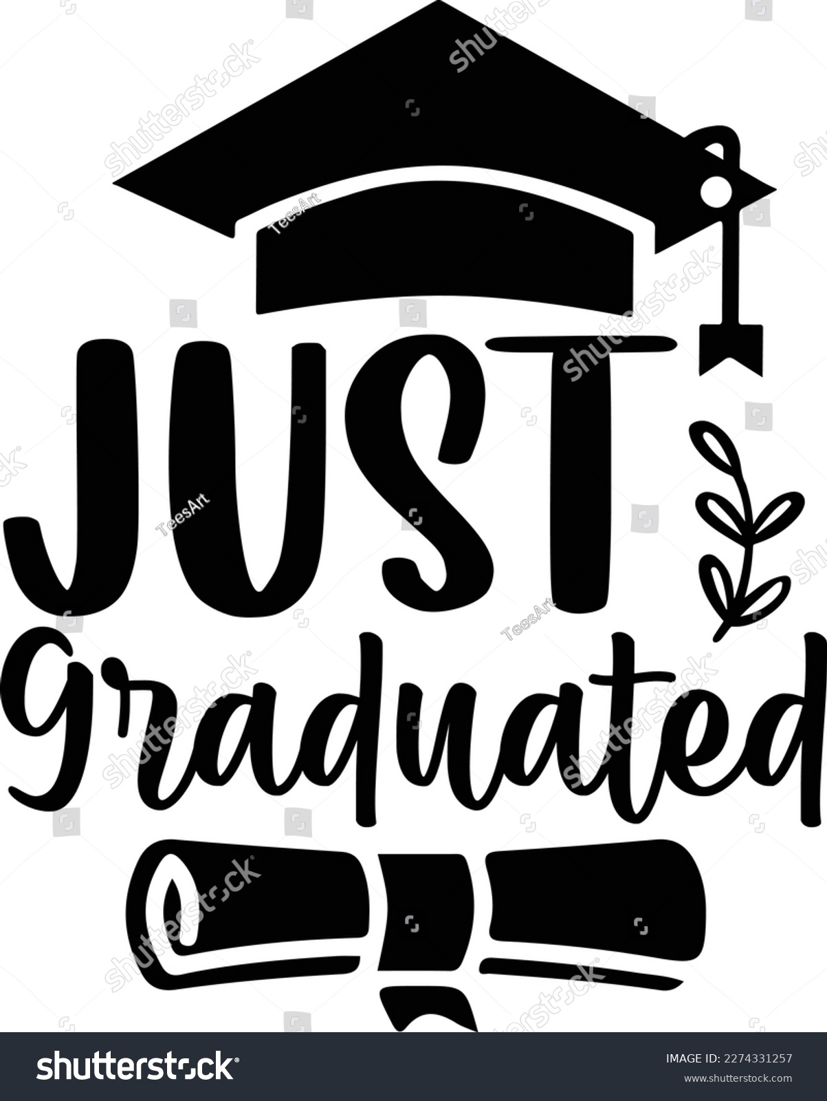 SVG of Just graduated 2023 graduate svg design class of 2023 graduate svg designs svg