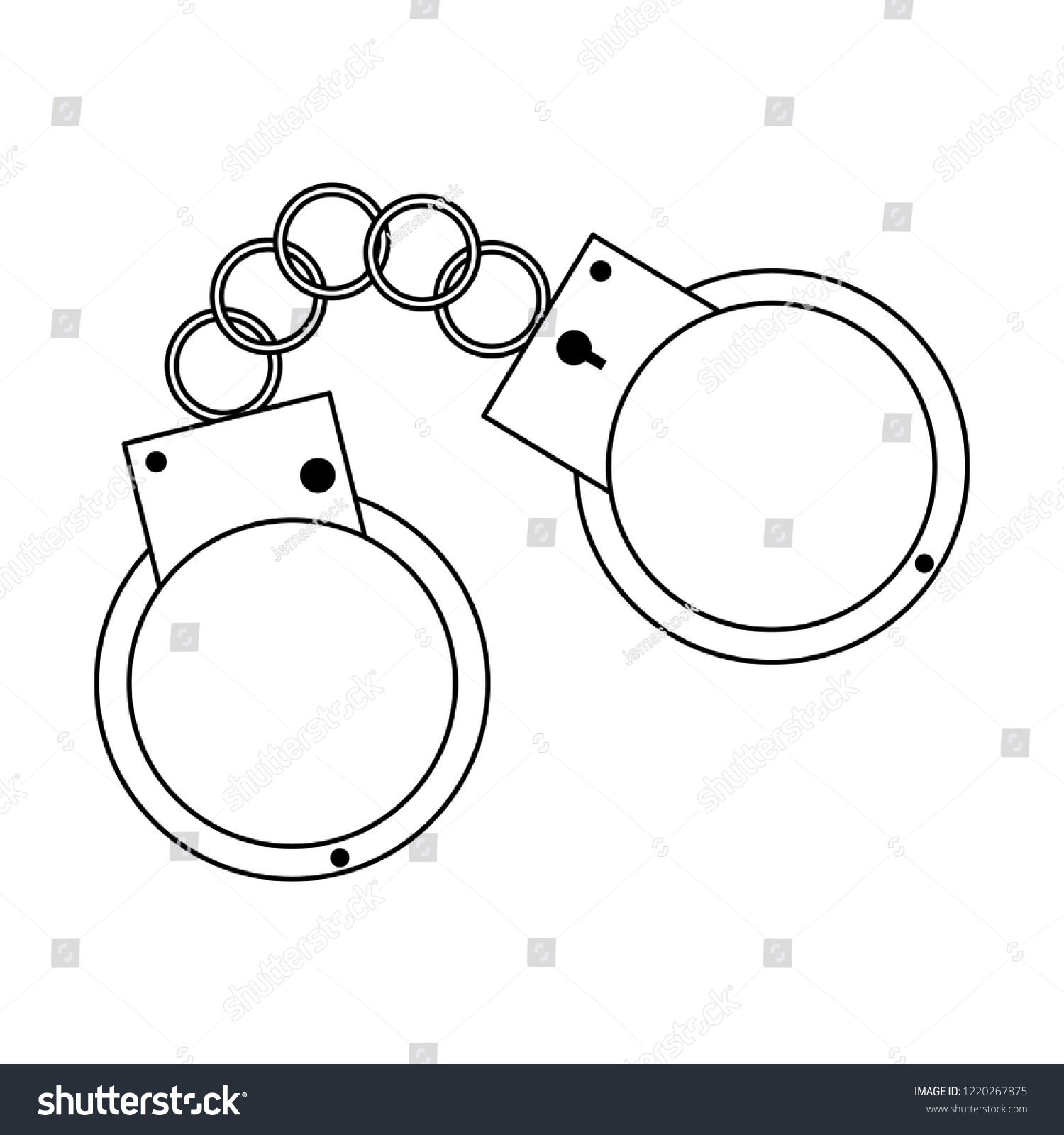 Justice Law Black White Stock Vector (Royalty Free) 1220267875 ...