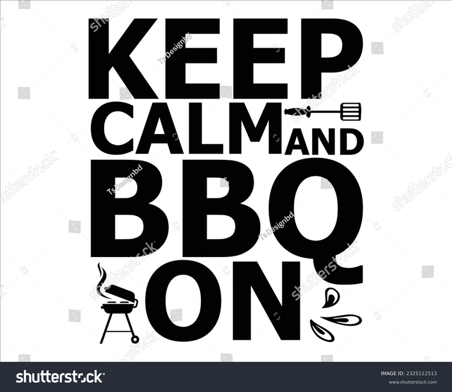 SVG of Keep Calm And Bbq On Svg Design,Barbecue svg,BBQ SVG design and craft files,Barbeque party. Father's Day decor. BBQ clipart,Bbq Design Svg Design svg