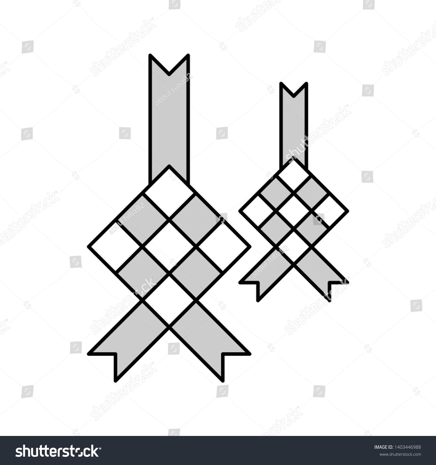 ketupat line art idul fitri icon stock vector royalty free 1403446988 https www shutterstock com image vector ketupat line art idul fitri icon 1403446988