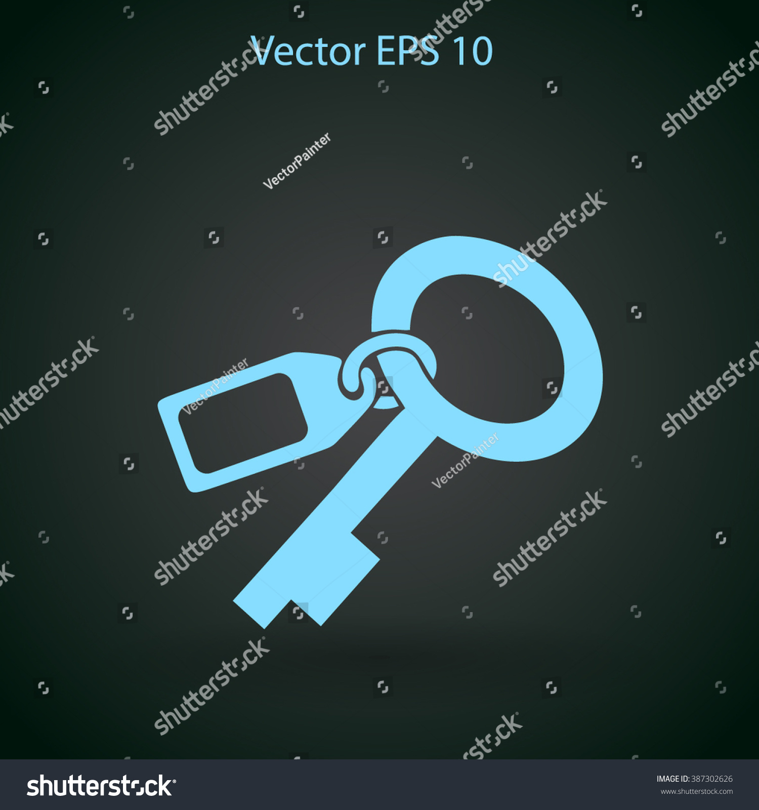 Key Vector Illustration Stock Vector (Royalty Free) 387302626 ...